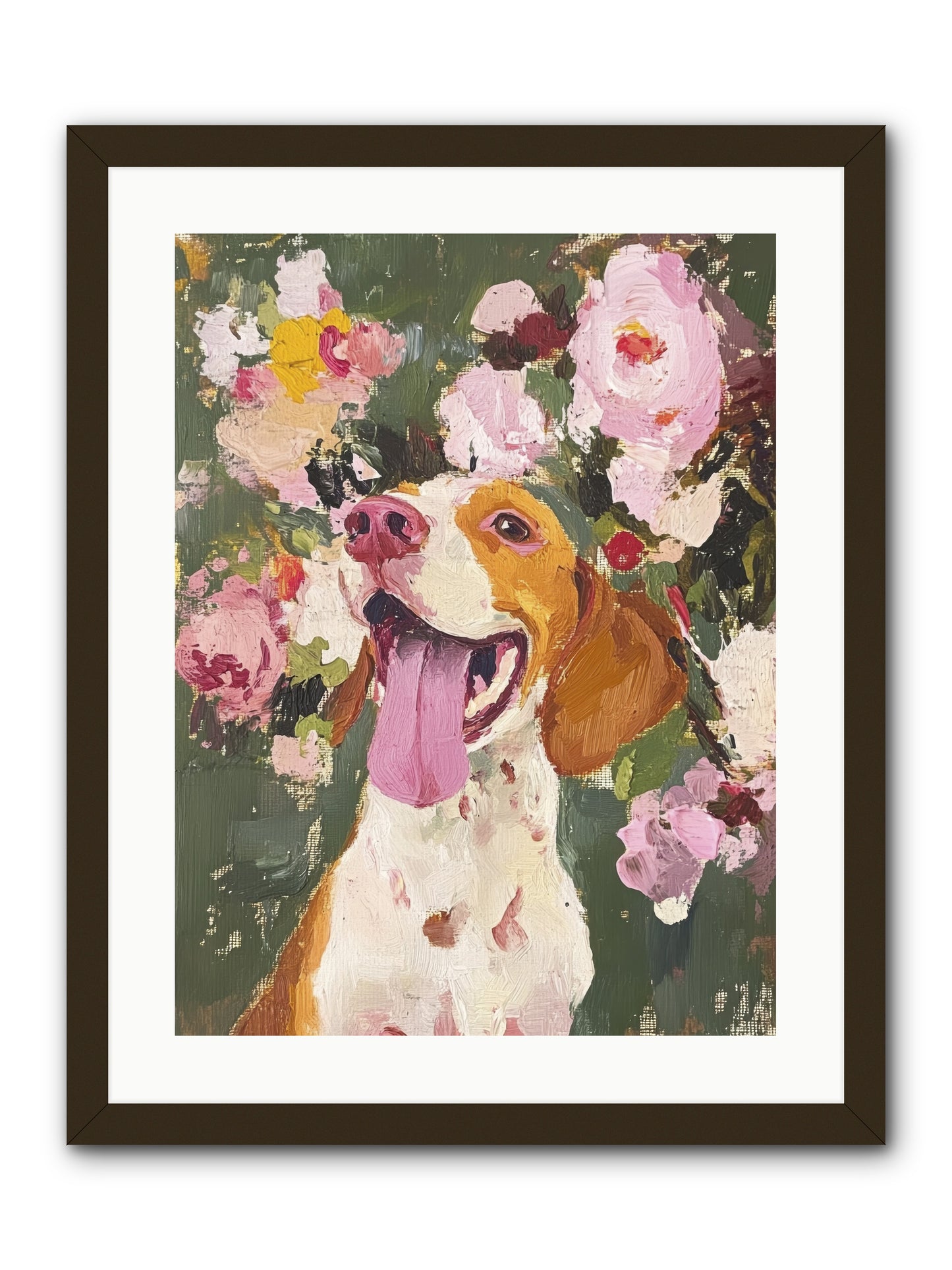 Pure Joy Embodied -- Framed Print - Black 18x24