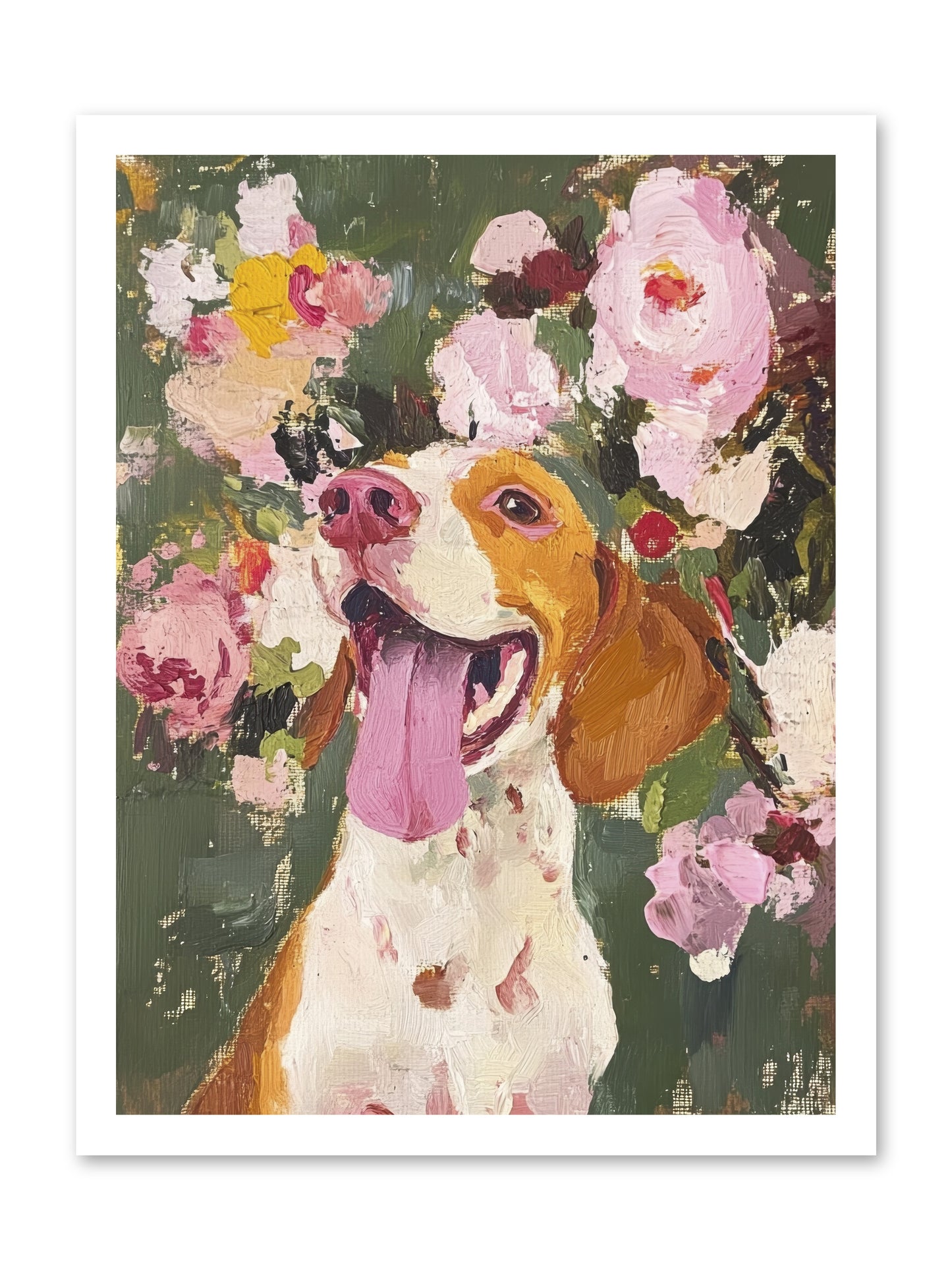 Pure Joy Embodied -- Loose Canvas Print 18x24