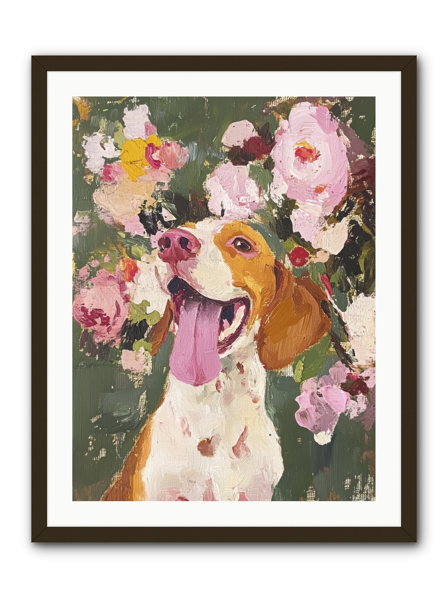 Pure Joy Embodied -- Framed Print - Black 24x32