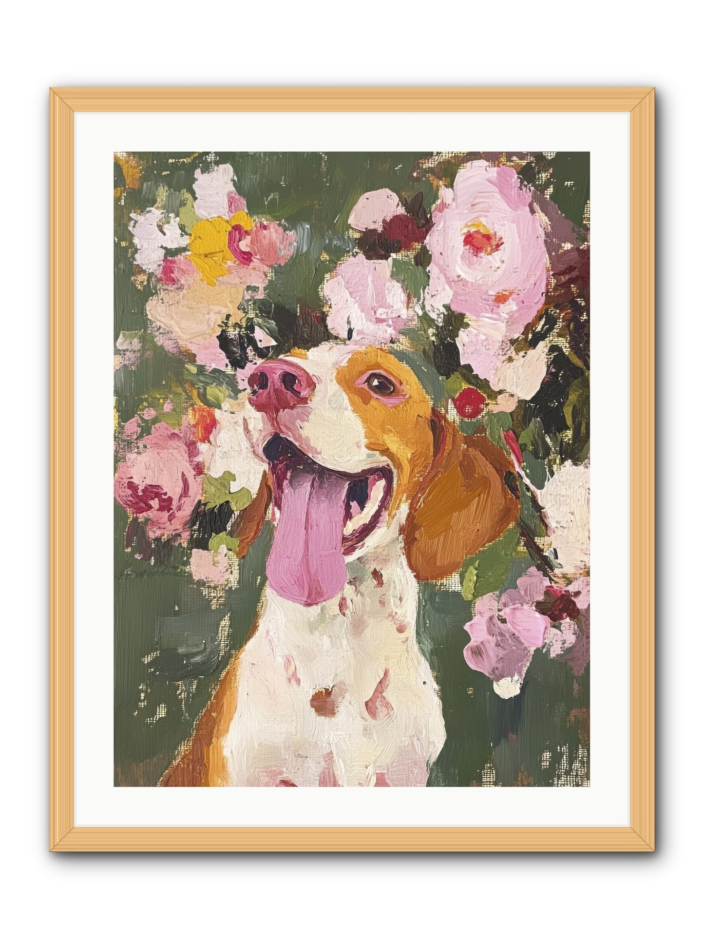 Pure Joy Embodied -- Framed Print - Natural 24x32