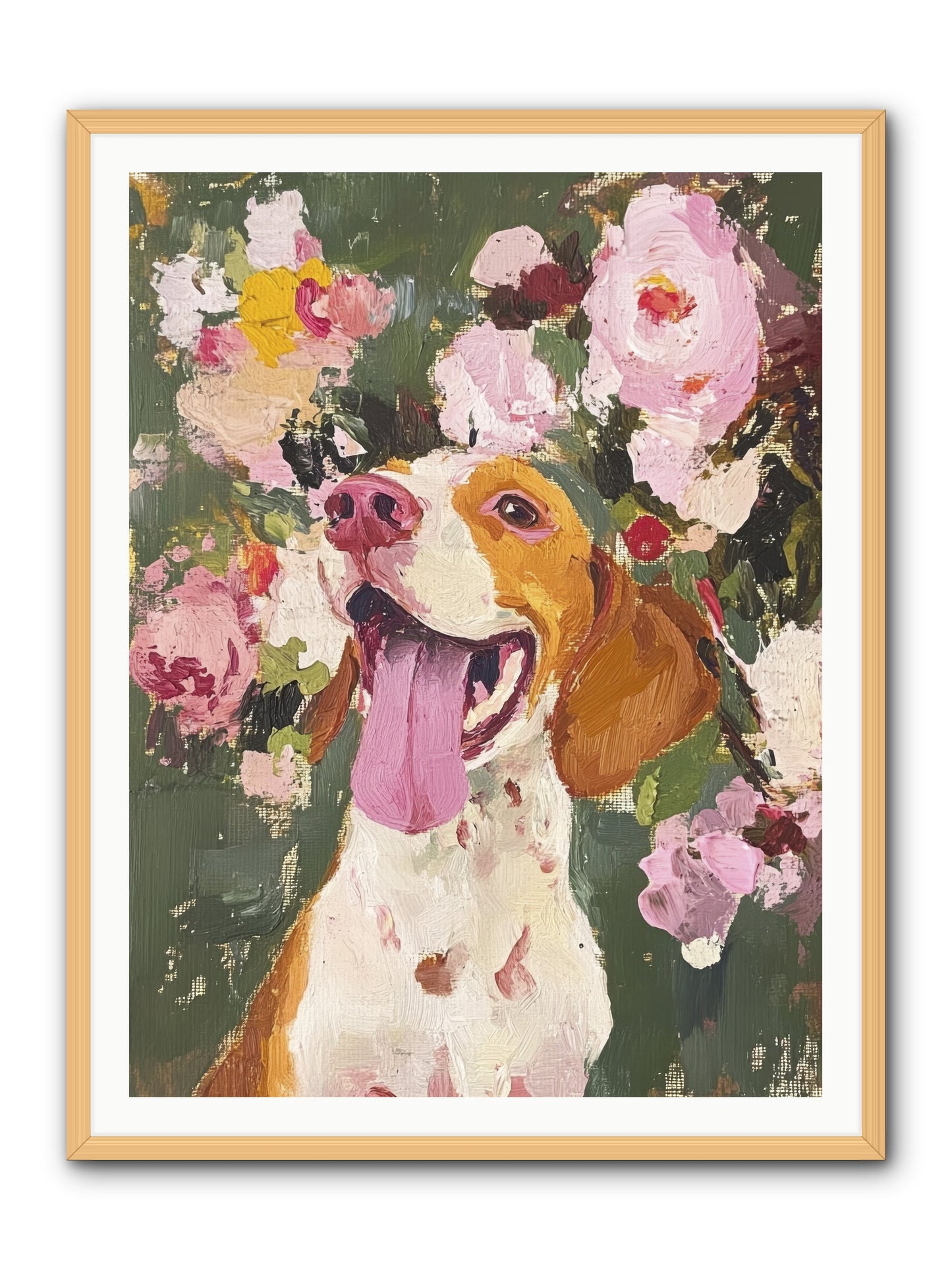 Pure Joy Embodied -- Framed Print - Natural 36x48