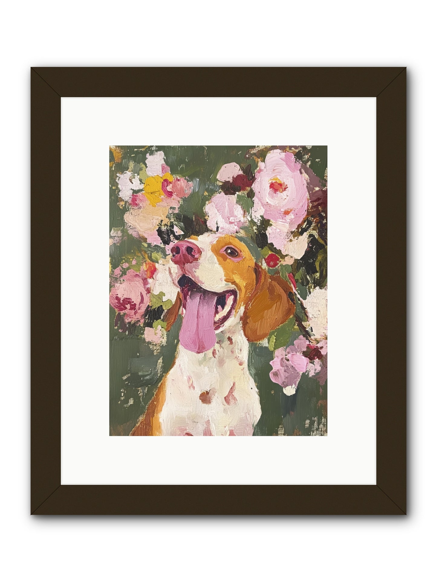 Pure Joy Embodied -- Framed Print - Black 9x12