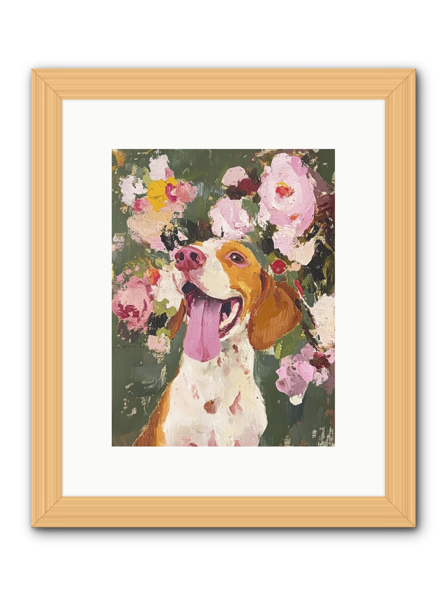 Pure Joy Embodied -- Framed Print - Natural 9x12