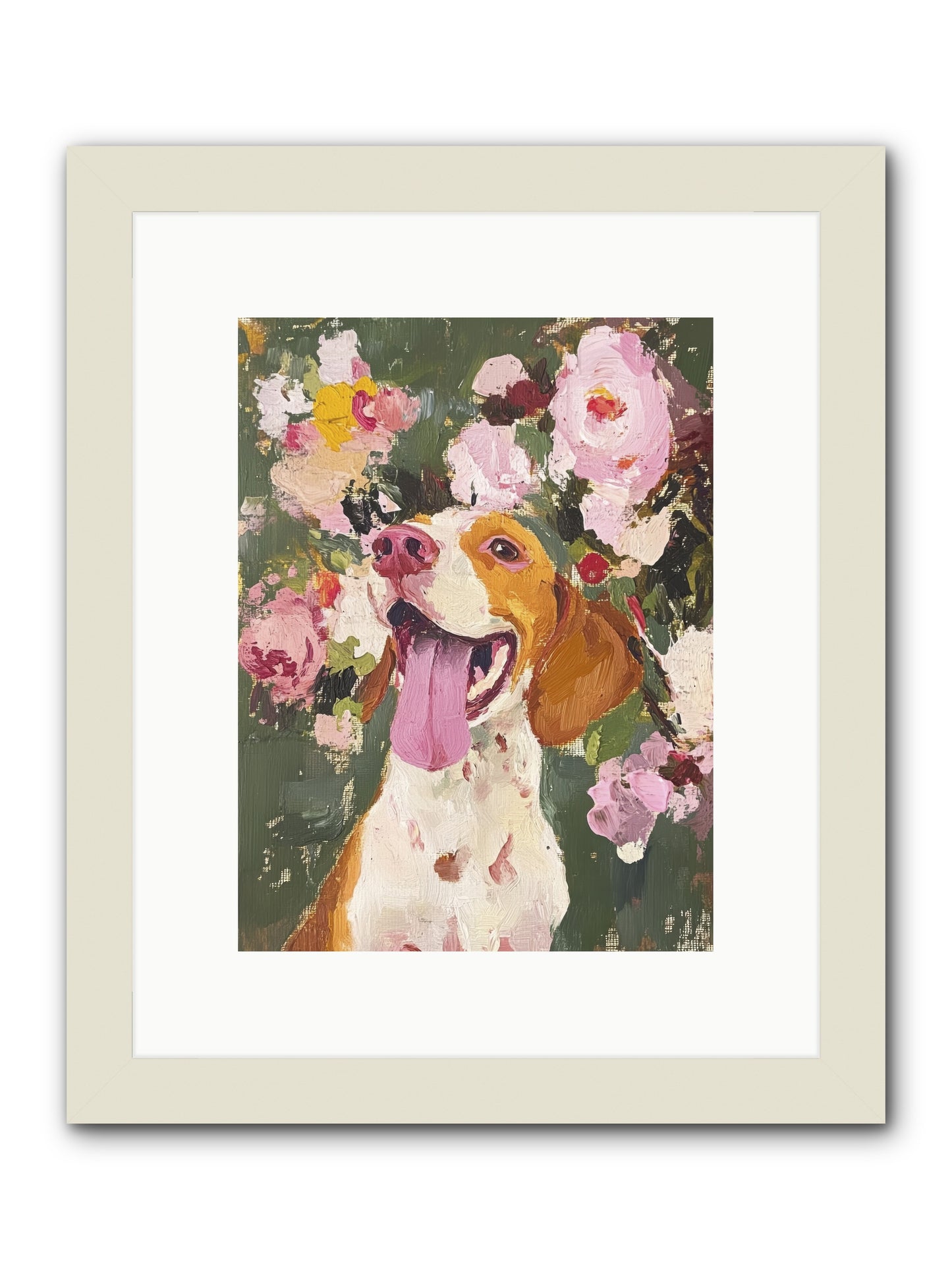 Pure Joy Embodied -- Framed Print - White 9x12