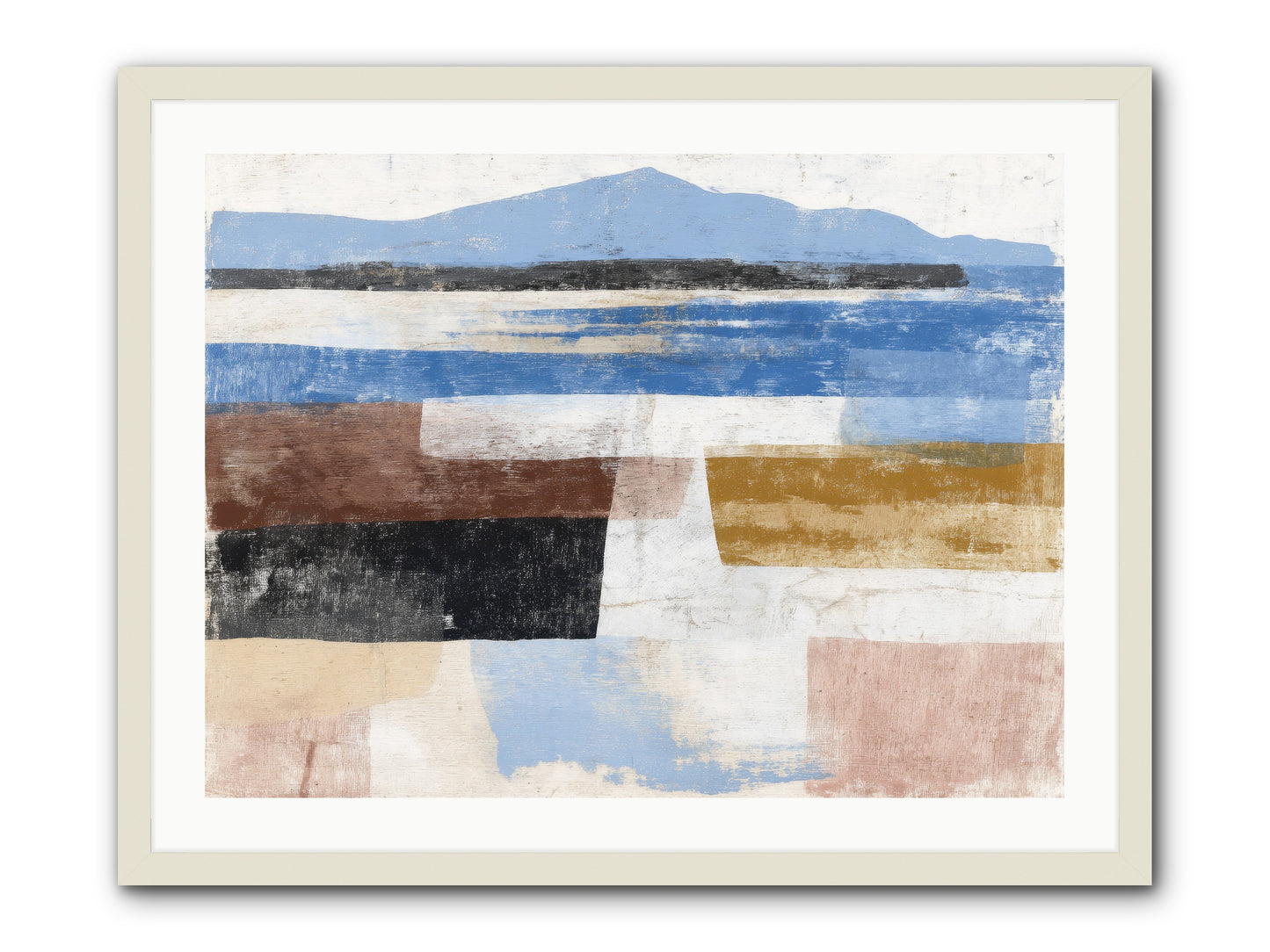 Pyralis Crest -- Framed Print - White 32x24