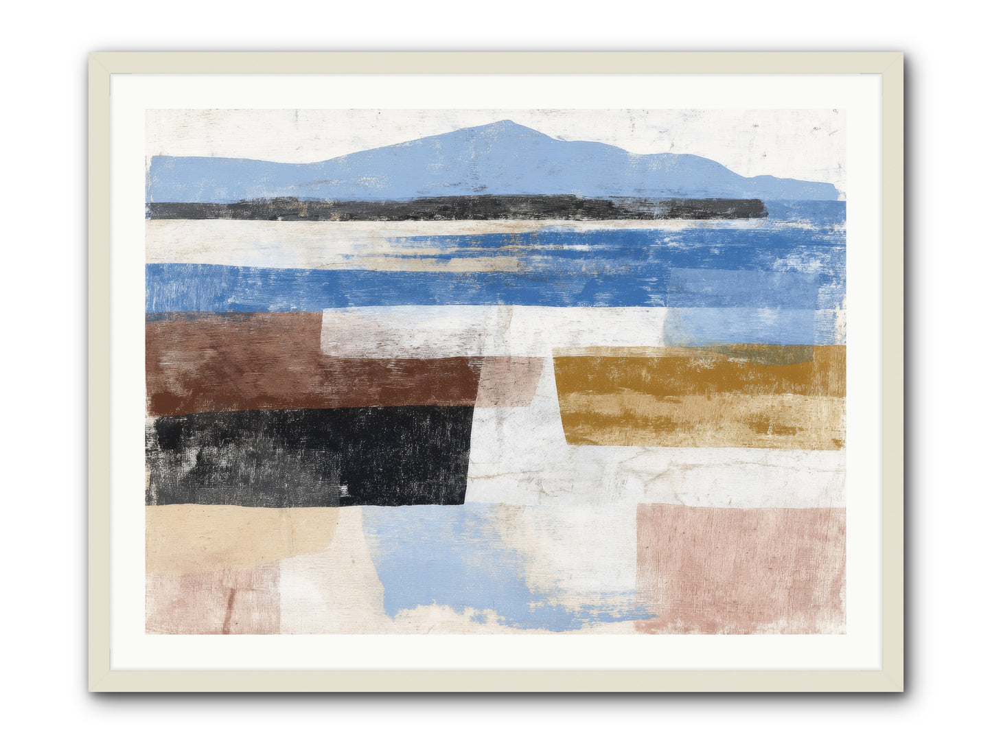 Pyralis Crest -- Framed Print - White 40x30