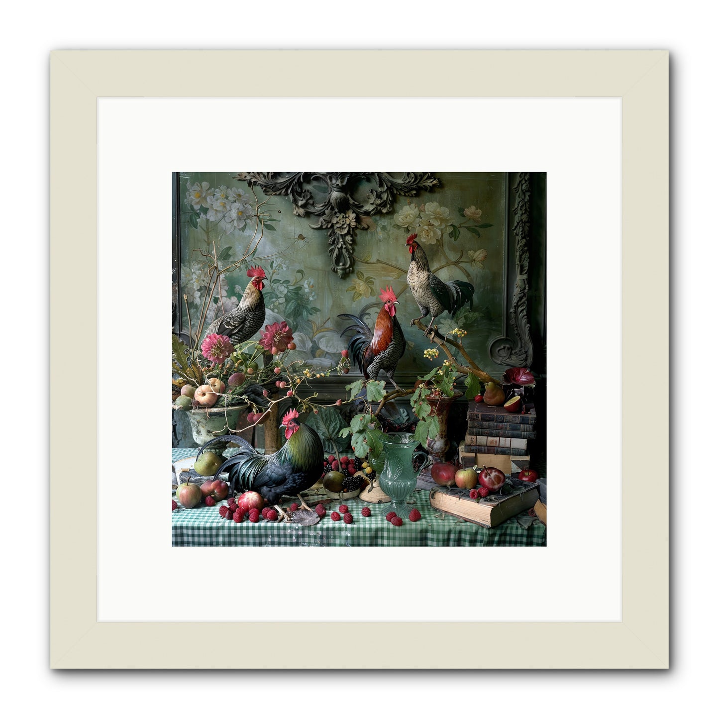 Quaint Roosts Of Reverie -- Framed Print - White 10x10
