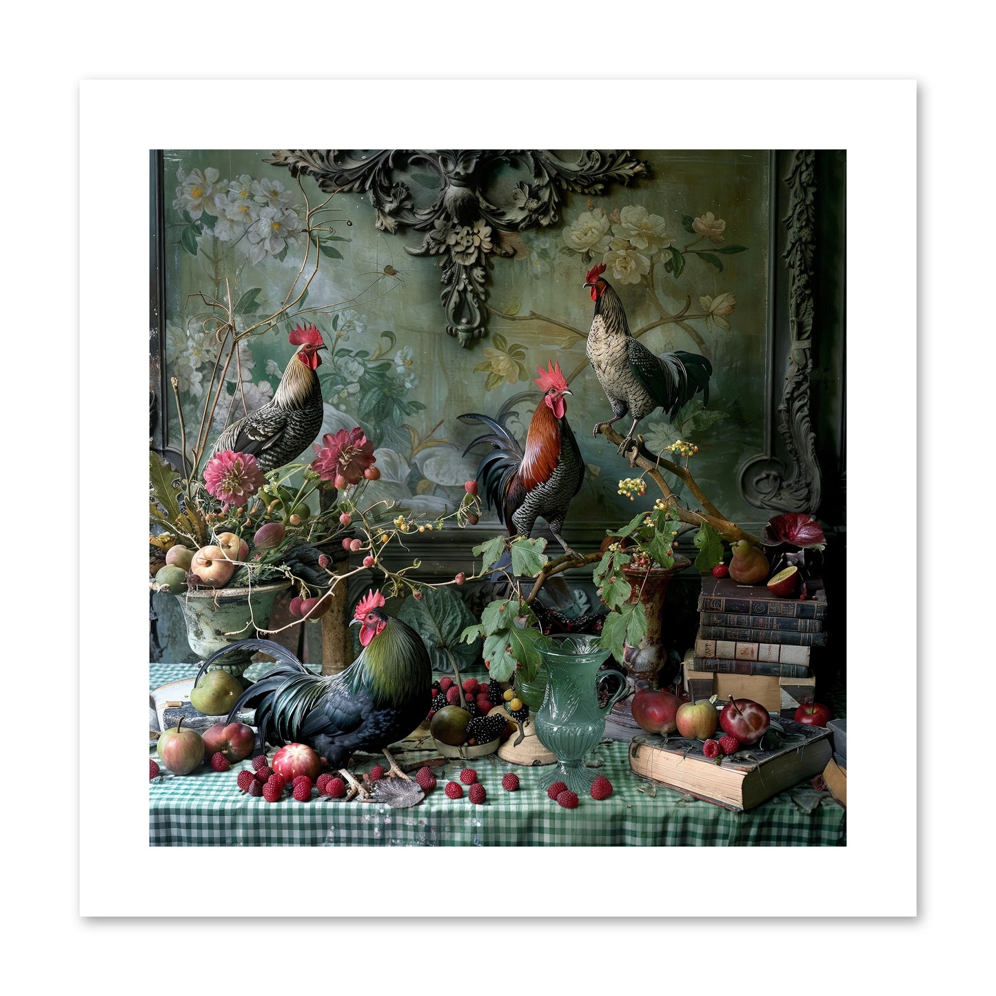 Quaint Roosts Of Reverie -- Loose Canvas Print 10x10