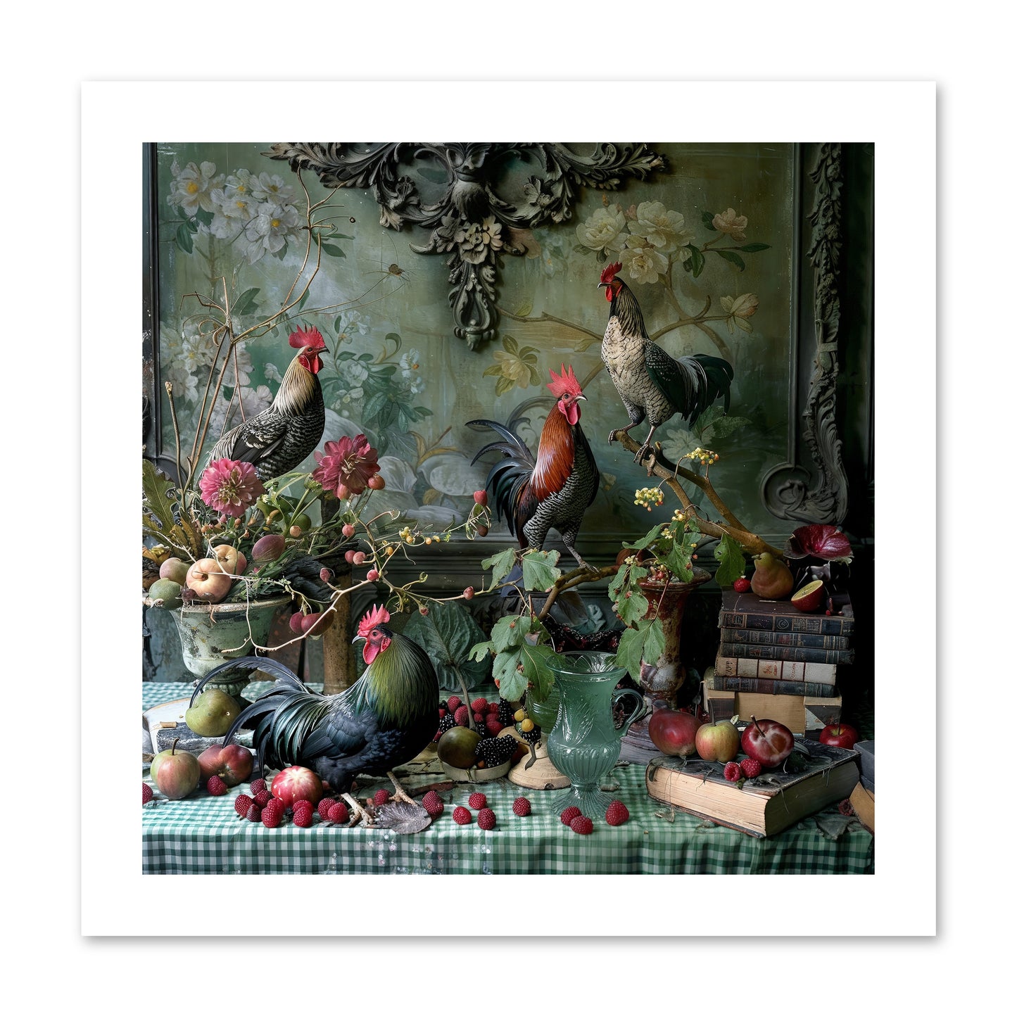 Quaint Roosts Of Reverie -- Loose Canvas Print 12x12