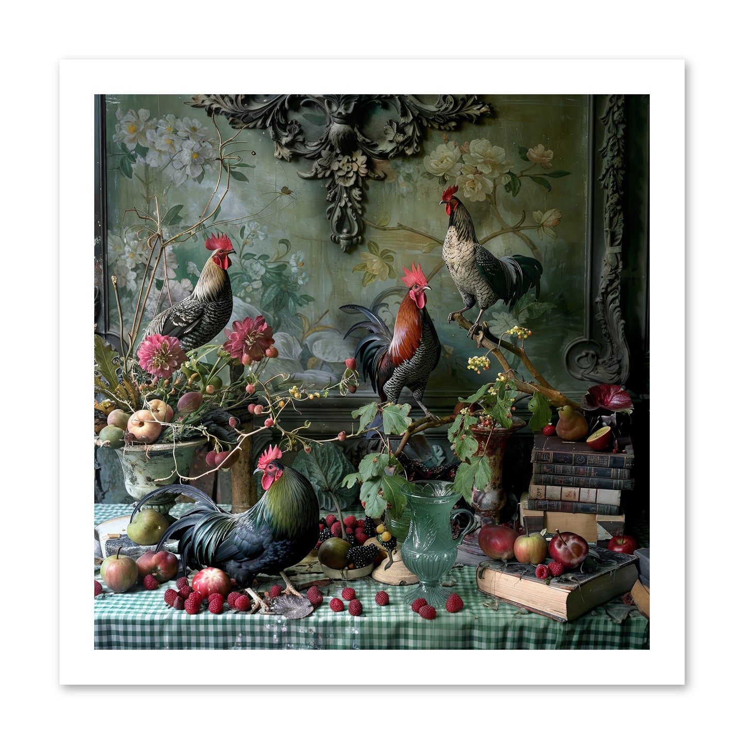 Quaint Roosts Of Reverie -- Loose Canvas Print 16x16
