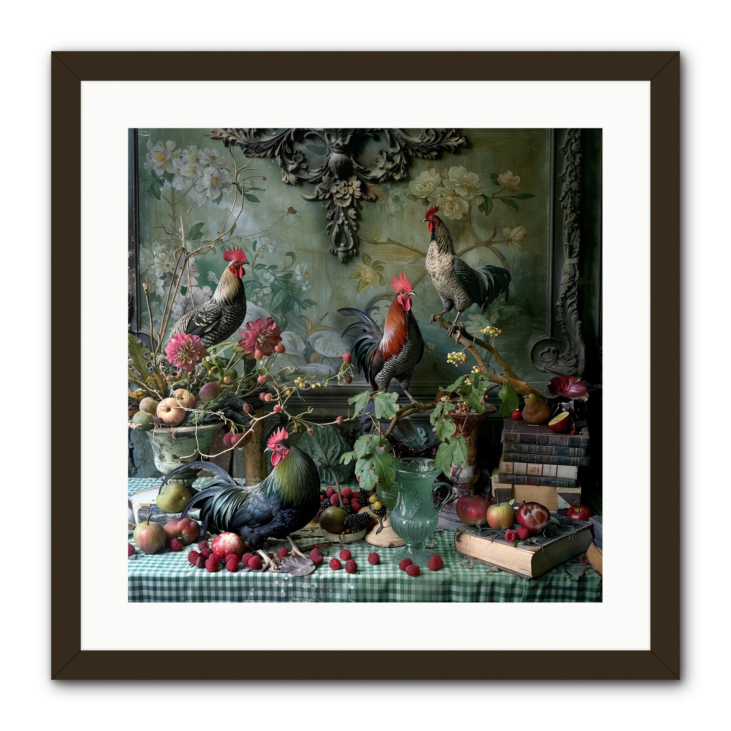 Quaint Roosts Of Reverie -- Framed Print - Black 20x20