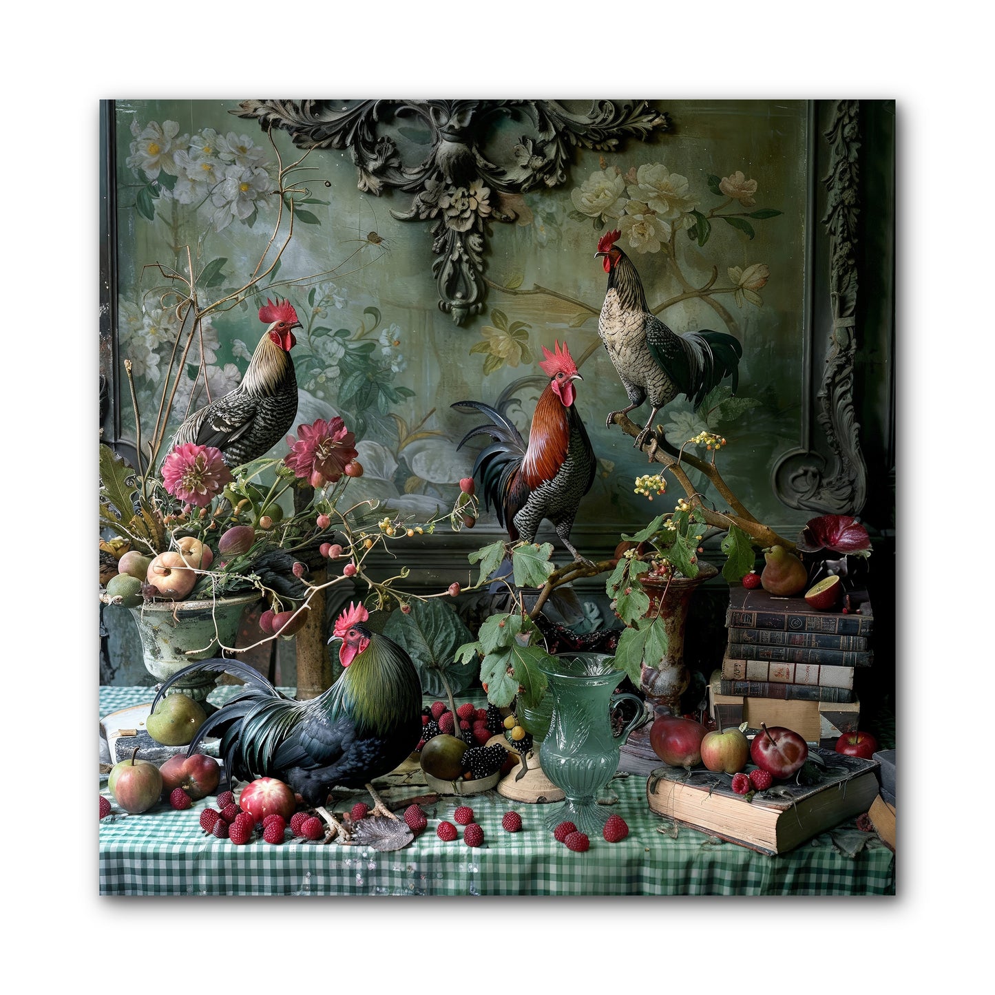 Quaint Roosts Of Reverie -- Wrapped Canvas 10x10