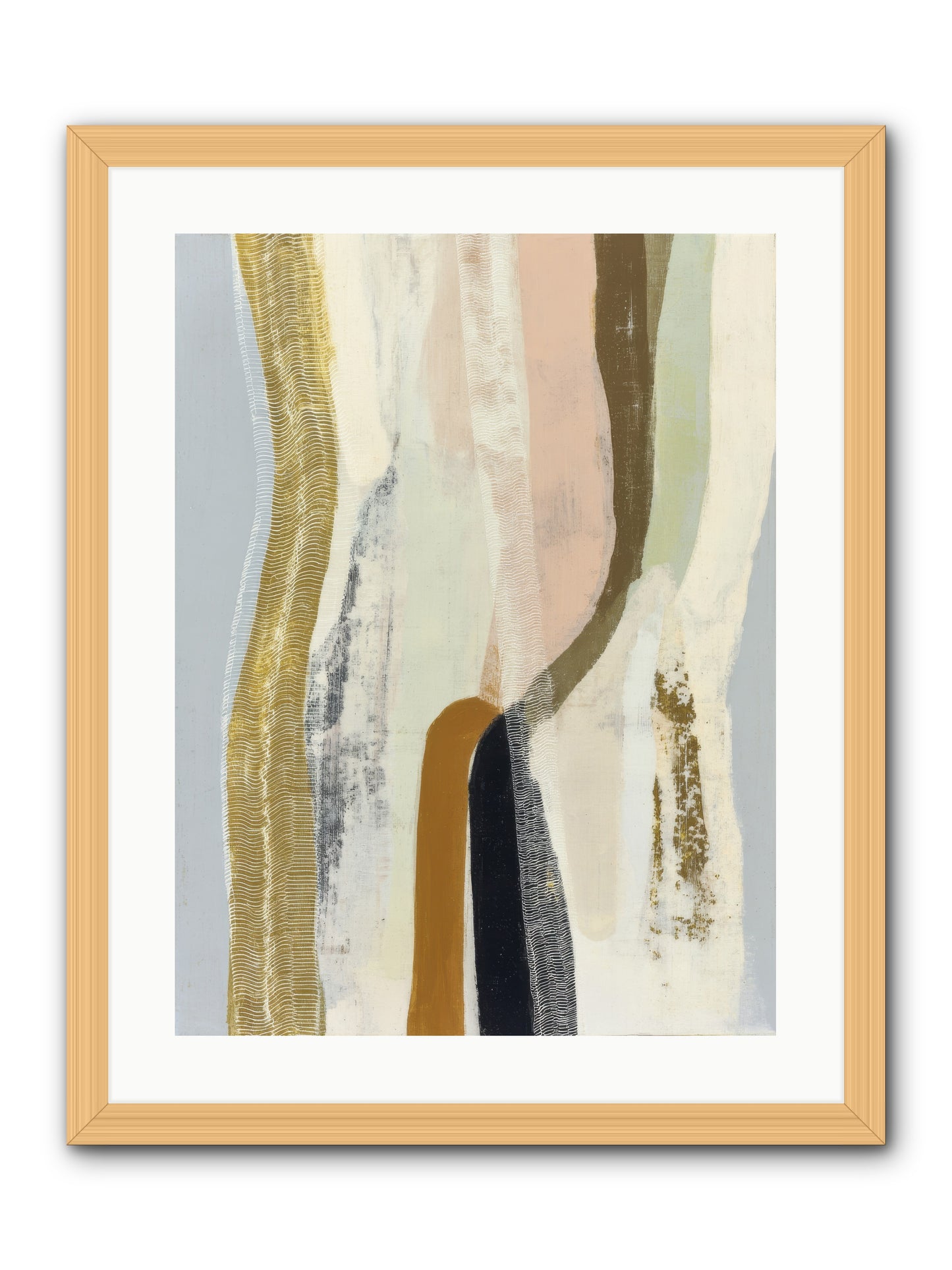 Quell -- Framed Print - Natural 18x24