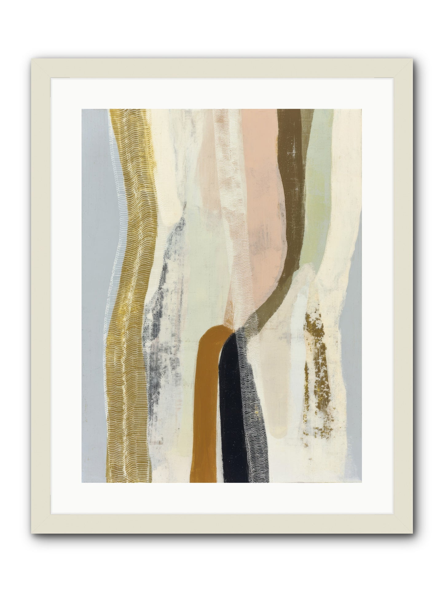 Quell -- Framed Print - White 18x24