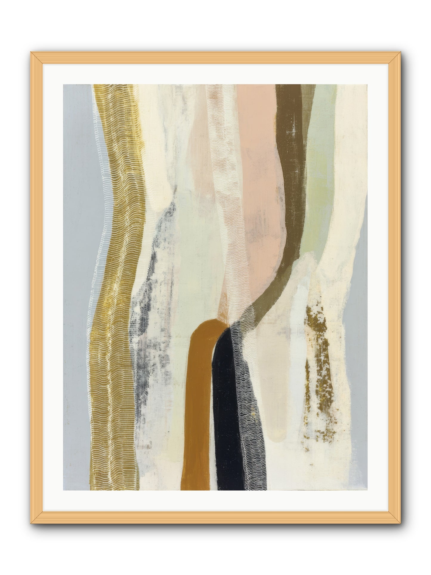 Quell -- Framed Print - Natural 30x40