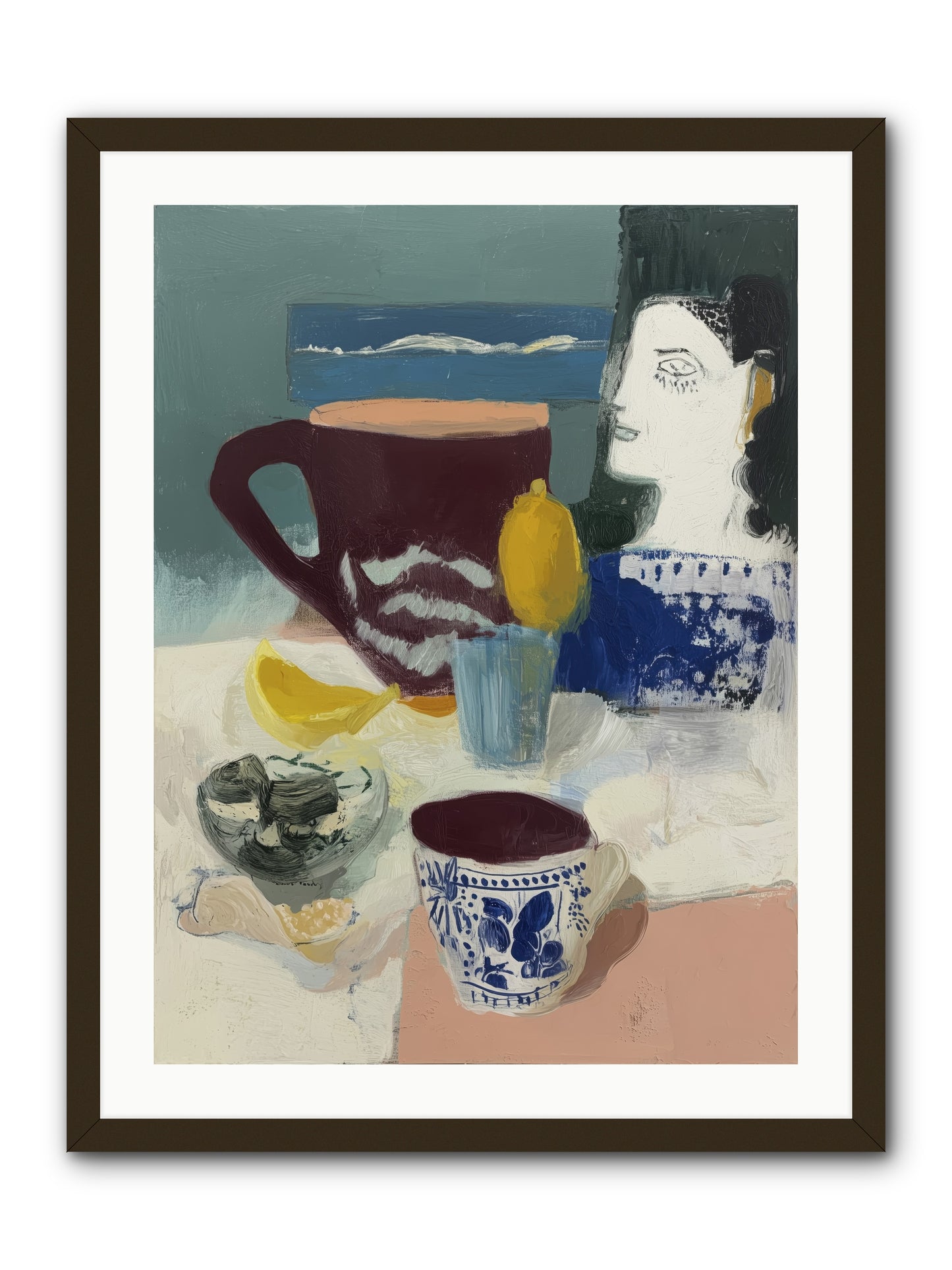 Quick Kiss -- Framed Print - Black 24x32