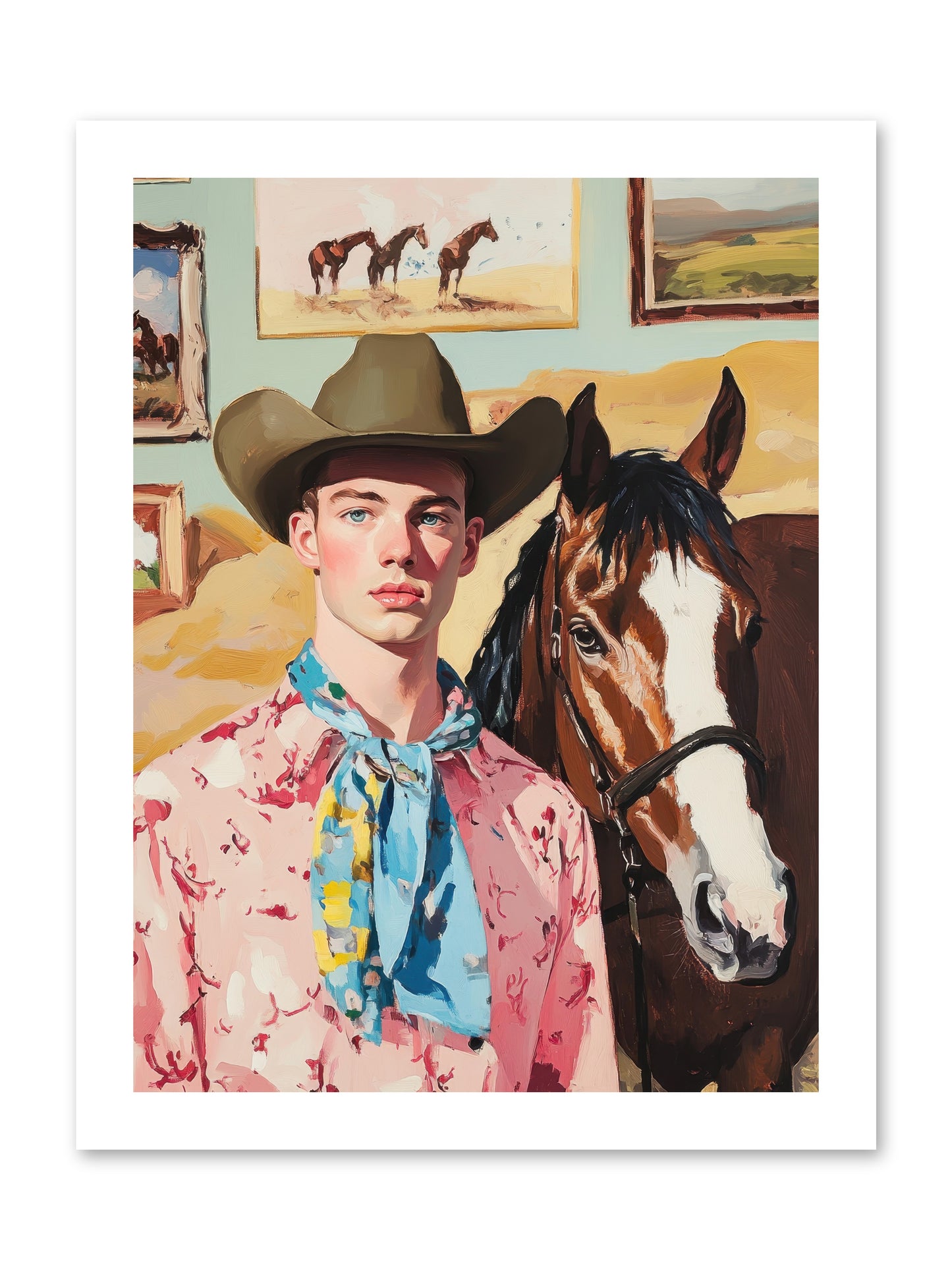 Quicksilver Fable -- Loose Canvas Print 12x16
