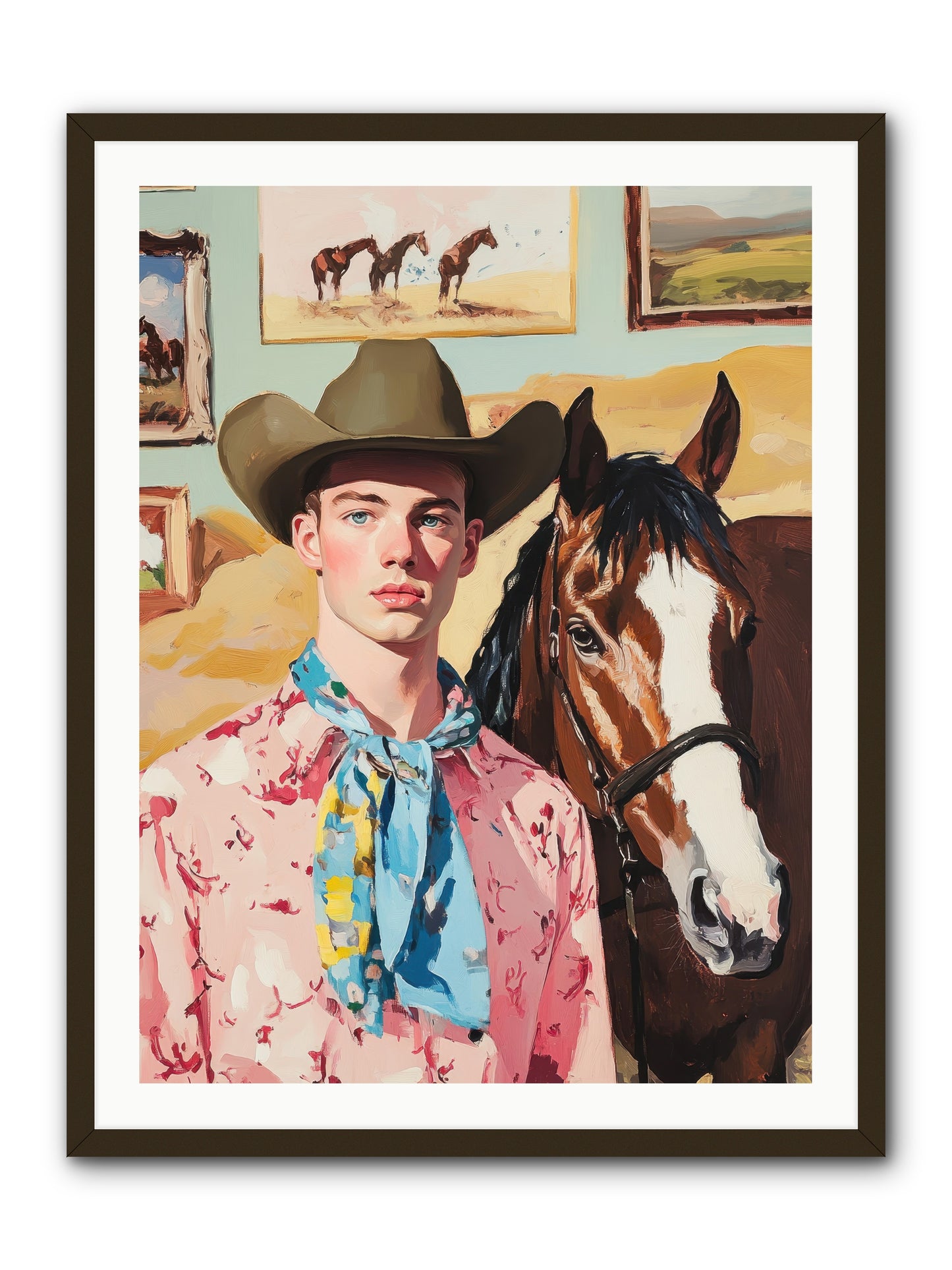 Quicksilver Fable -- Framed Print - Black 30x40