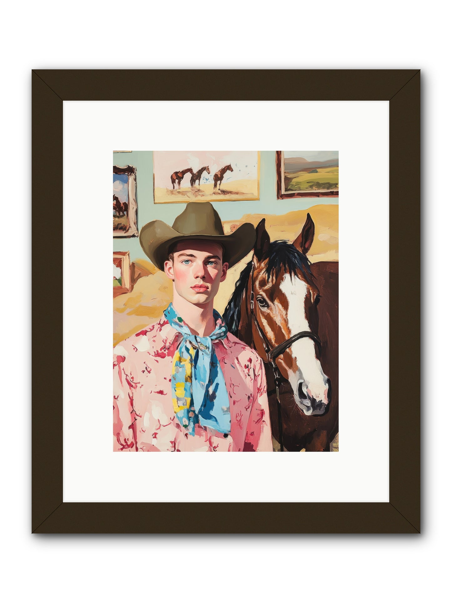 Quicksilver Fable -- Framed Print - Black 9x12