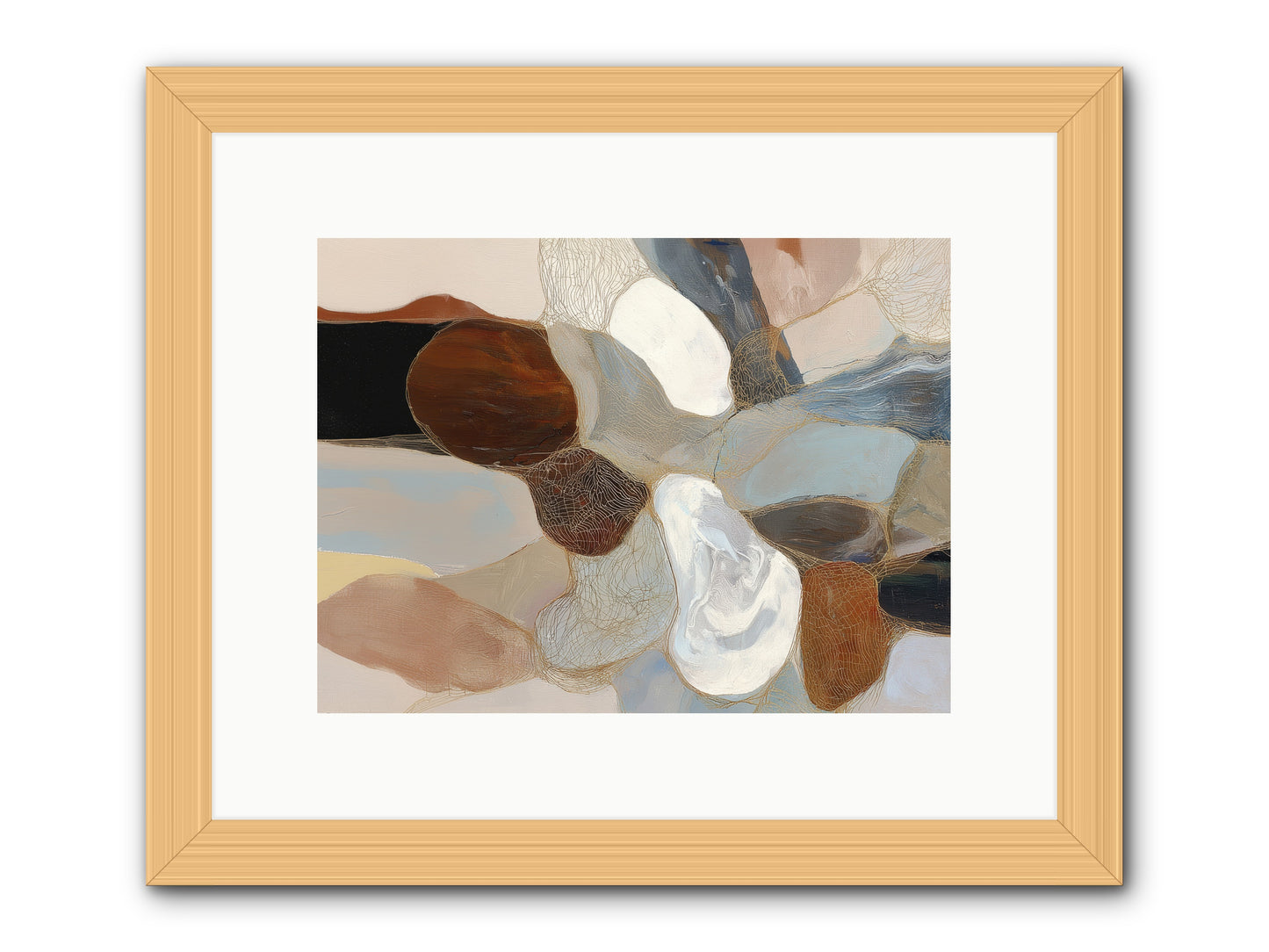 Quiescent -- Framed Print - Natural 12x9