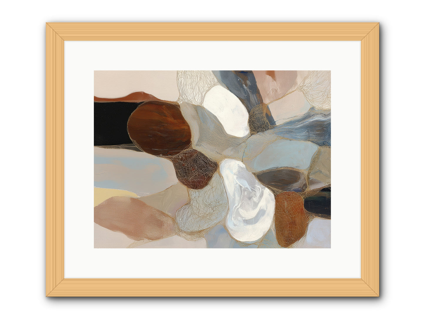 Quiescent -- Framed Print - Natural 16x12