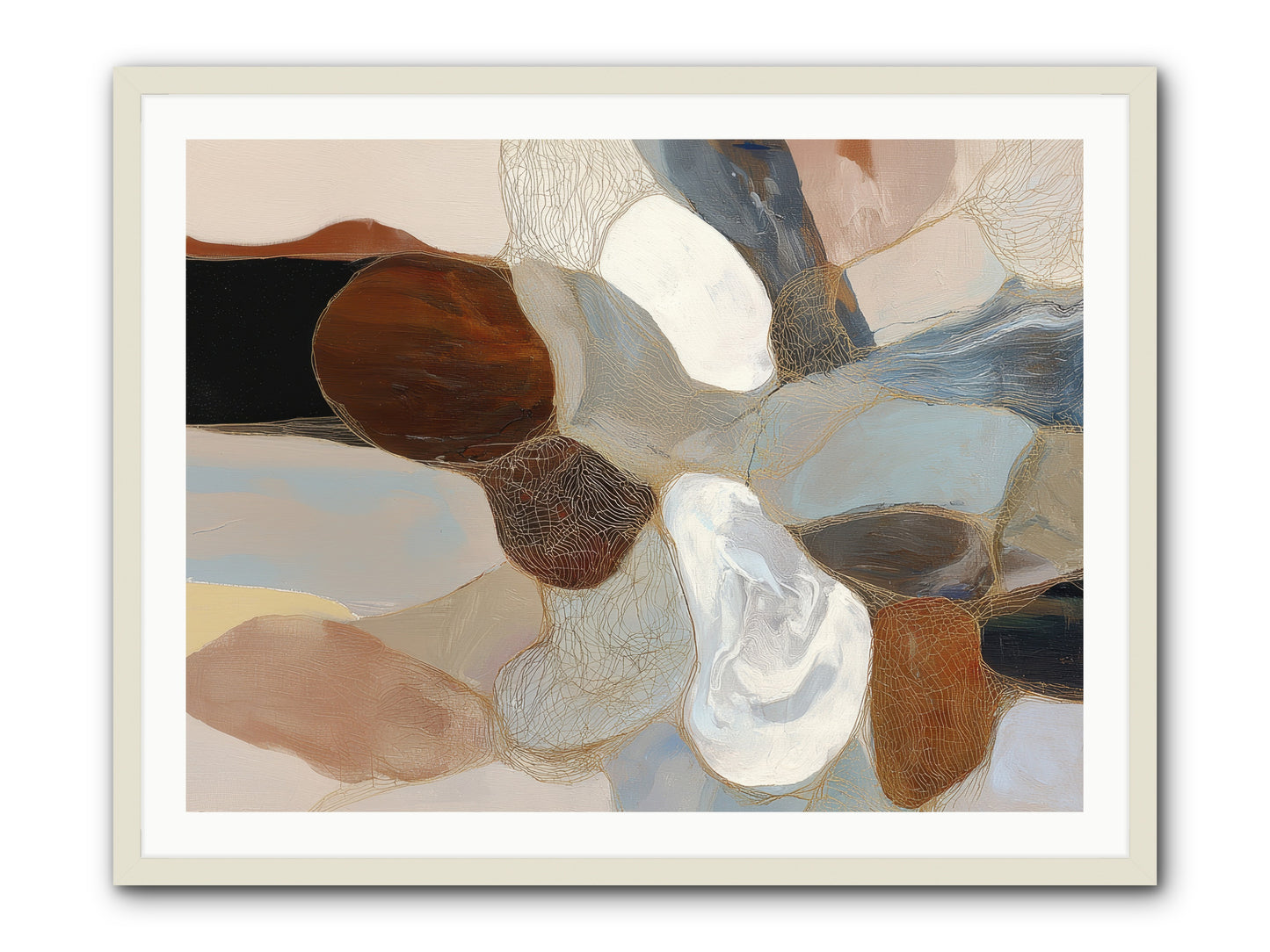 Quiescent -- Framed Print - White 40x30