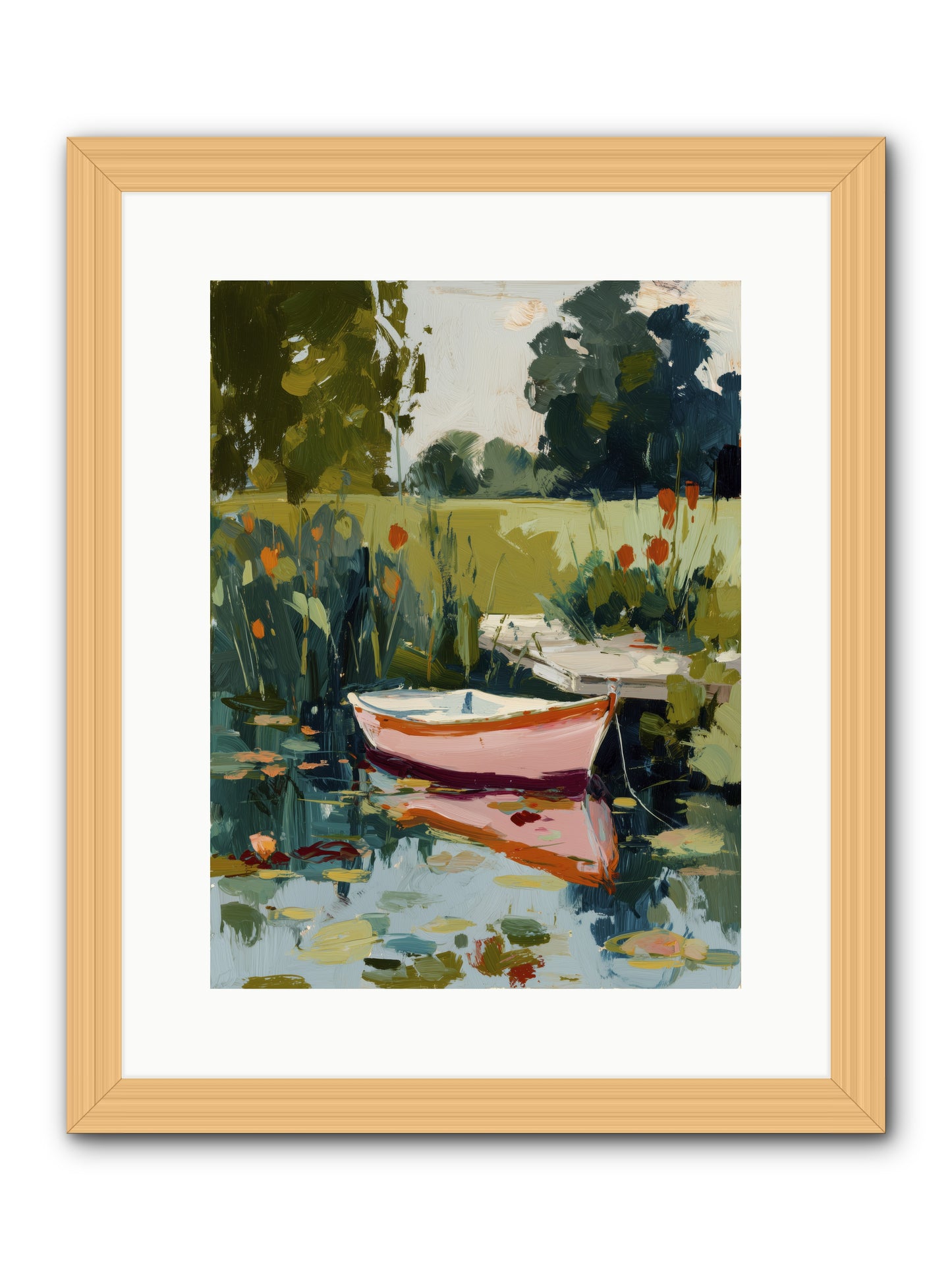 Quiet Adventures -- Framed Print - Natural 12x16