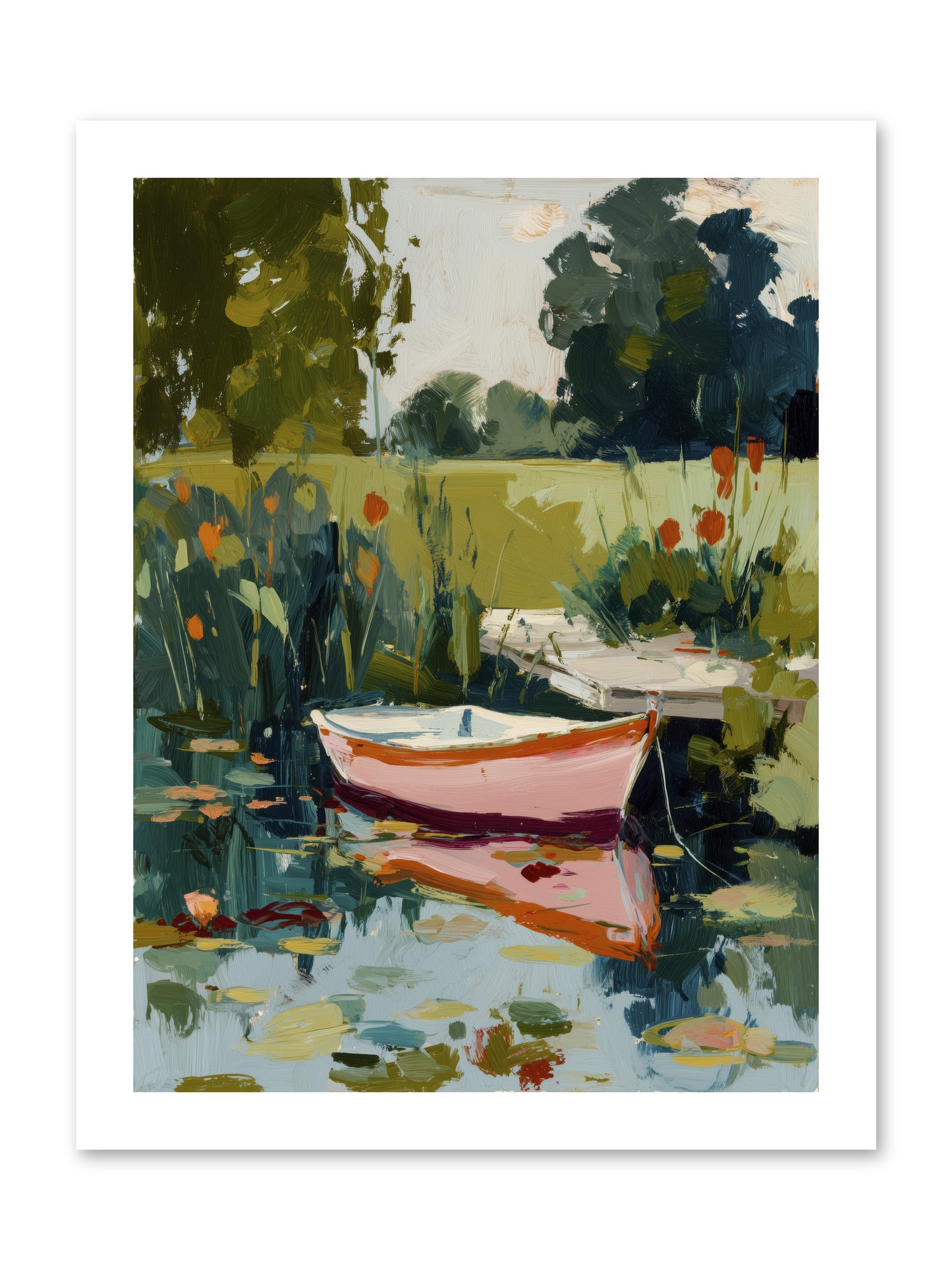 Quiet Adventures -- Loose Canvas Print 12x16