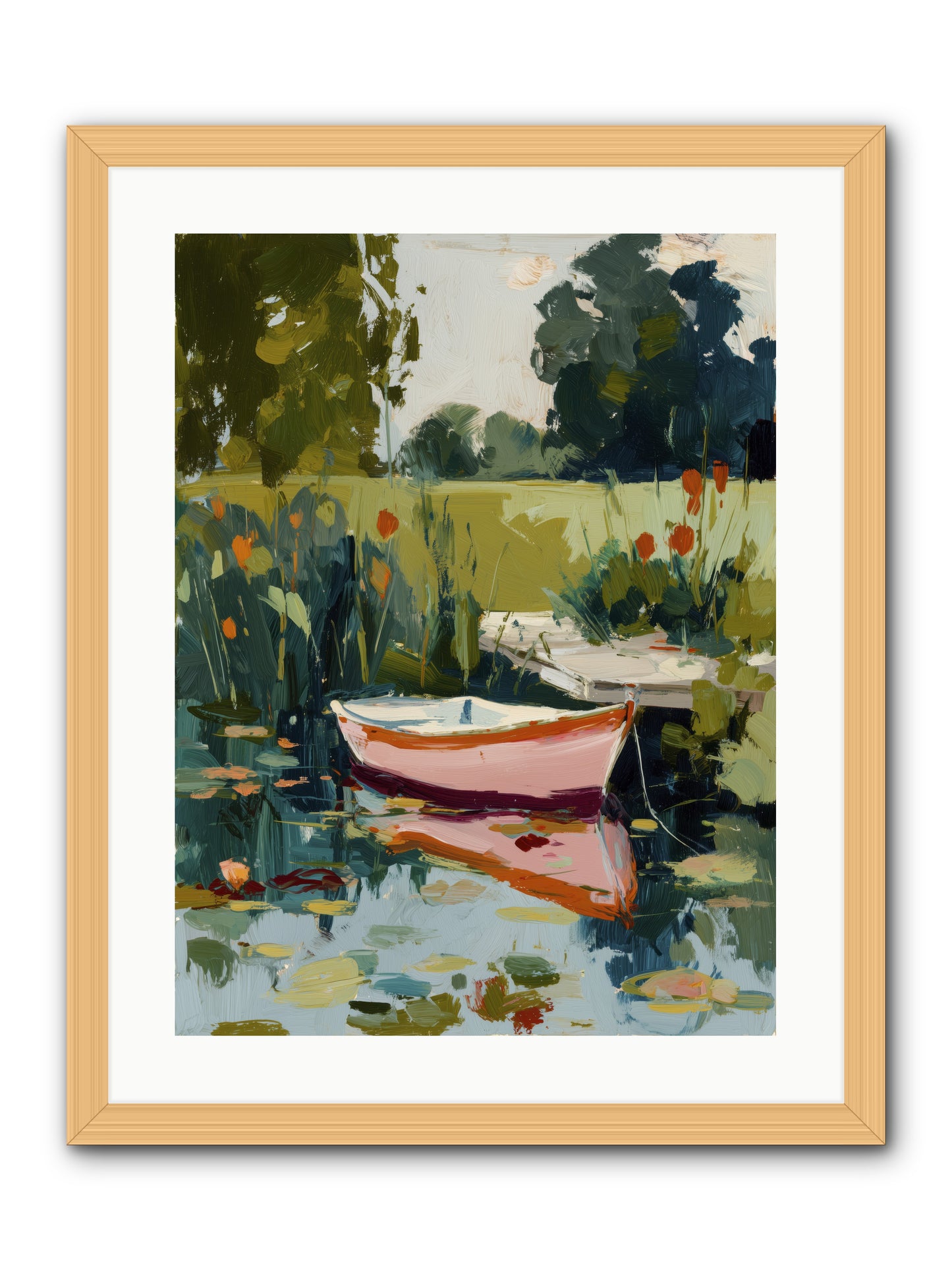 Quiet Adventures -- Framed Print - Natural 18x24