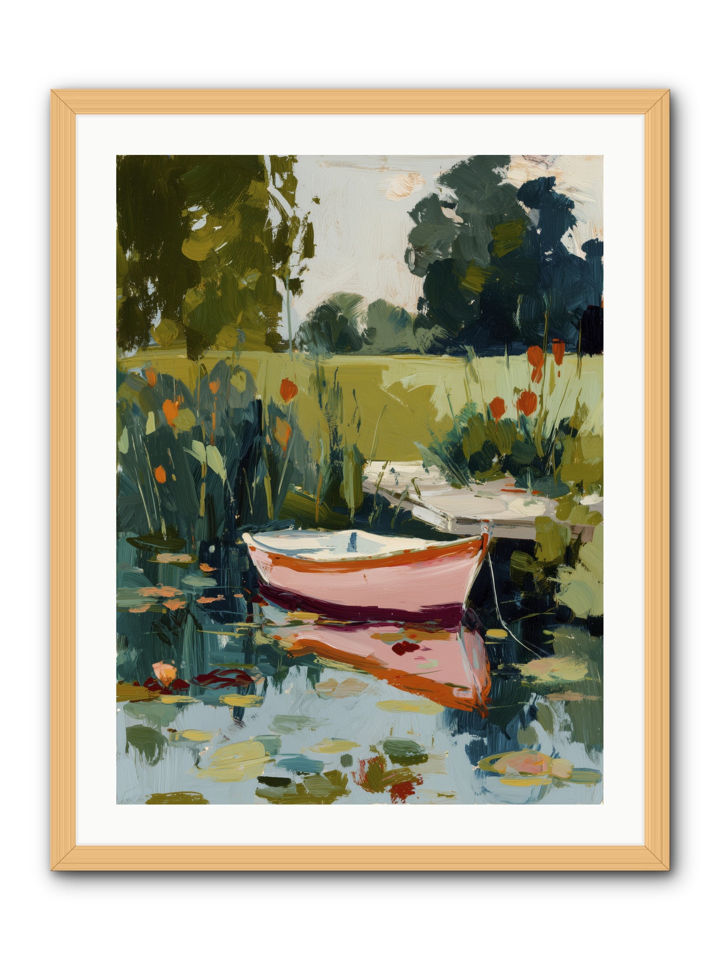 Quiet Adventures -- Framed Print - Natural 24x32