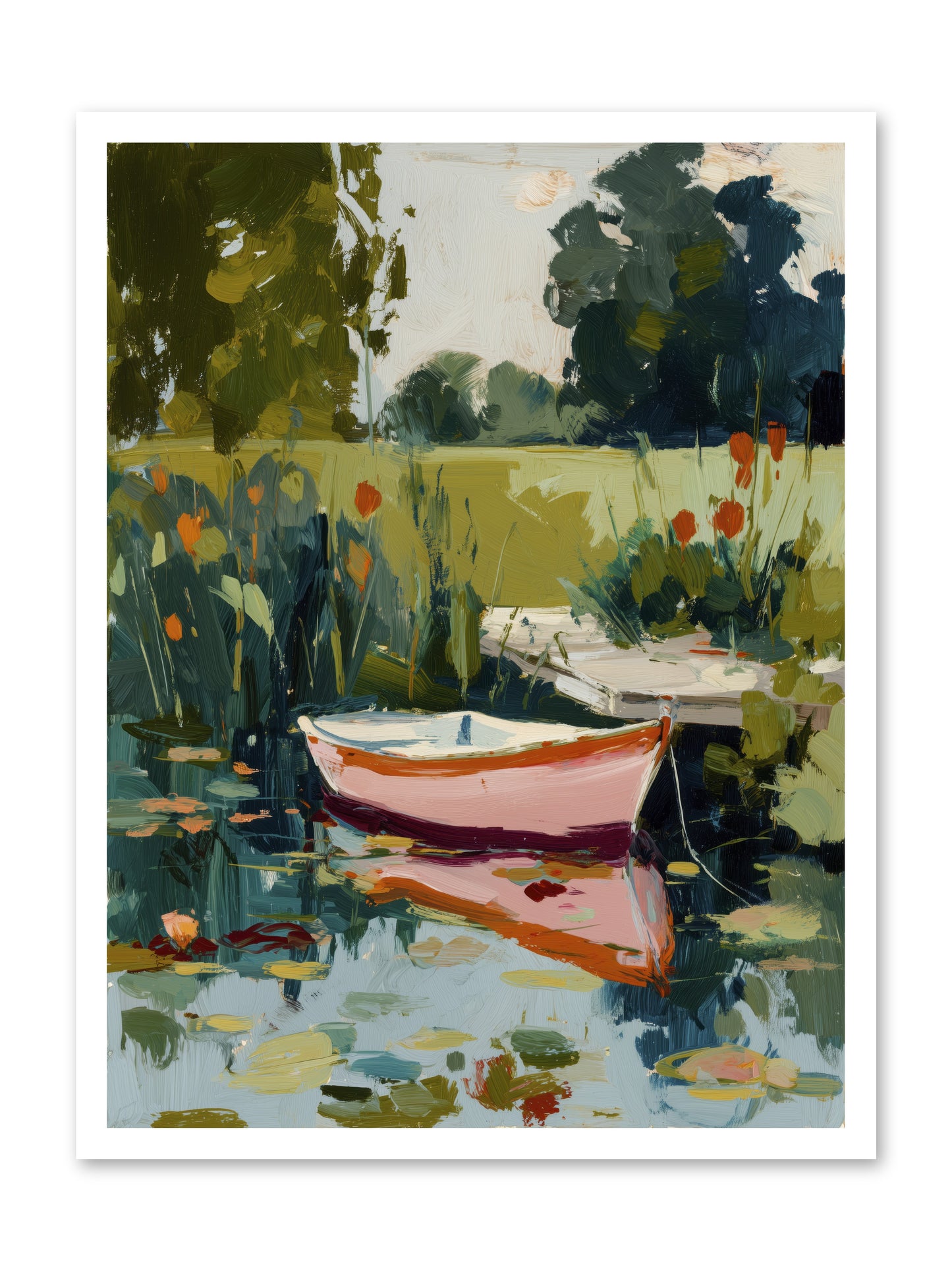 Quiet Adventures -- Loose Canvas Print 24x32