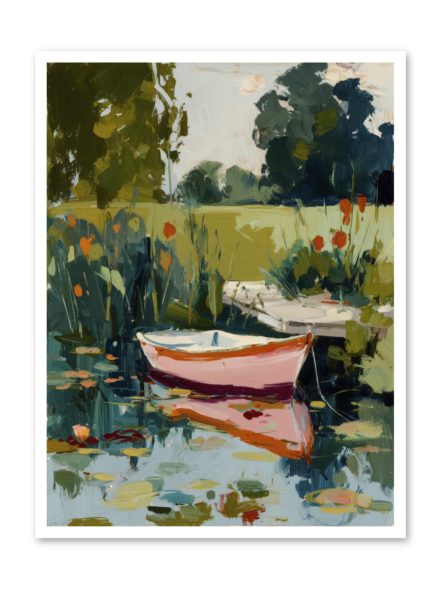 Quiet Adventures -- Loose Canvas Print 30x40