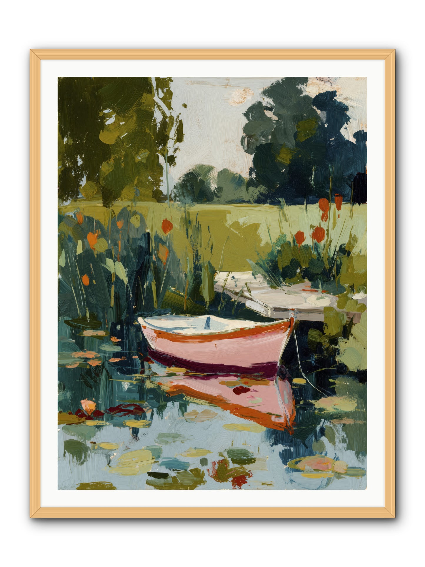 Quiet Adventures -- Framed Print - Natural 36x48