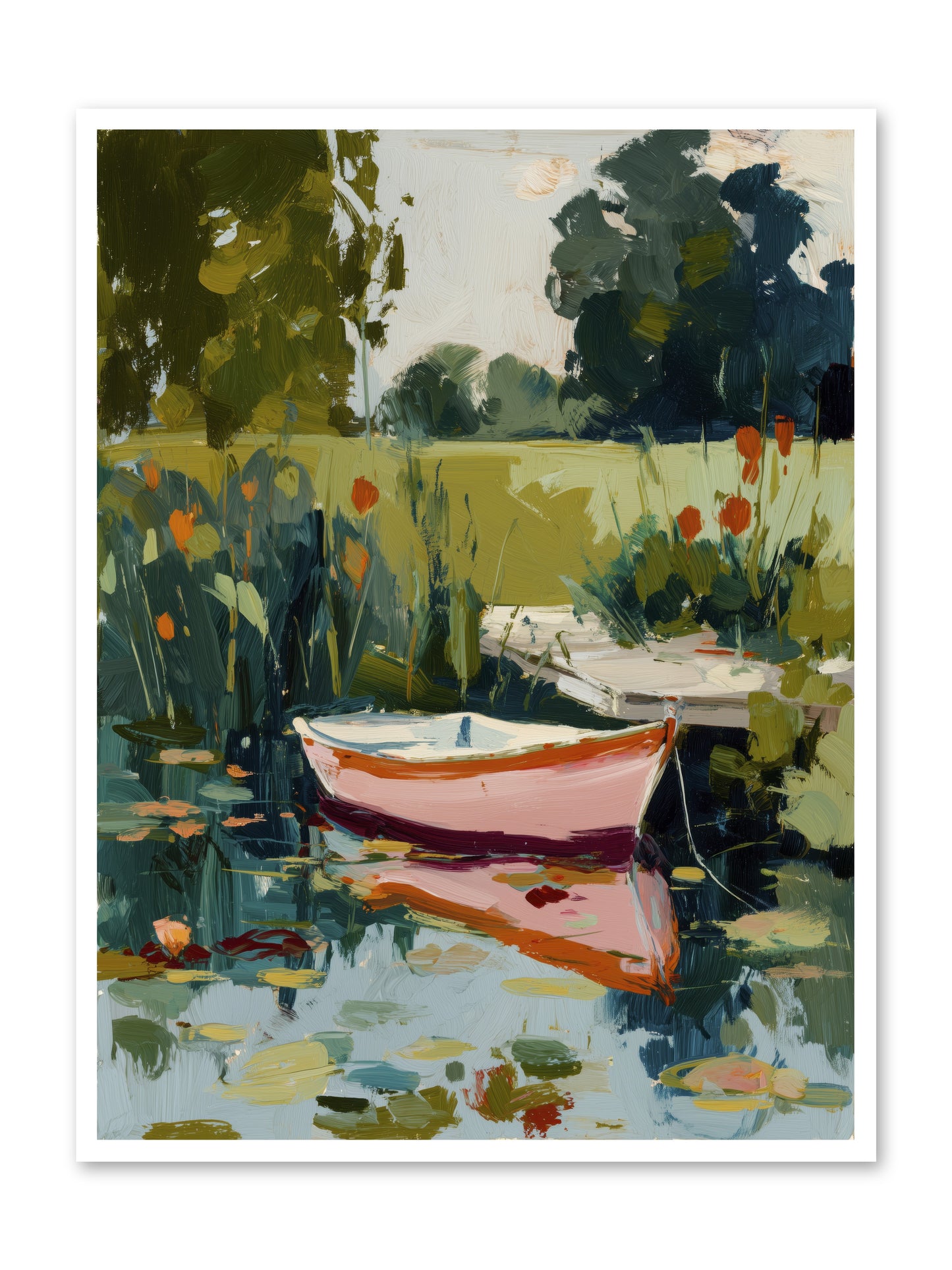Quiet Adventures -- Loose Canvas Print 36x48