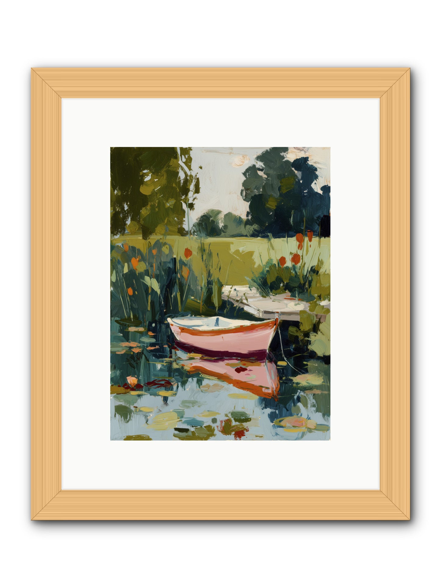 Quiet Adventures -- Framed Print - Natural 9x12