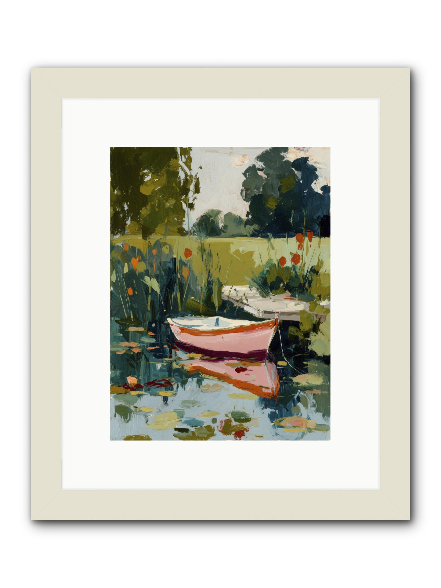 Quiet Adventures -- Framed Print - White 9x12