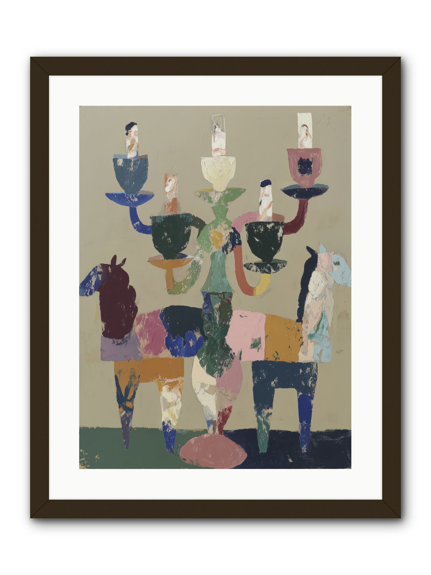 Quiet Carnival -- Framed Print - Black 18x24