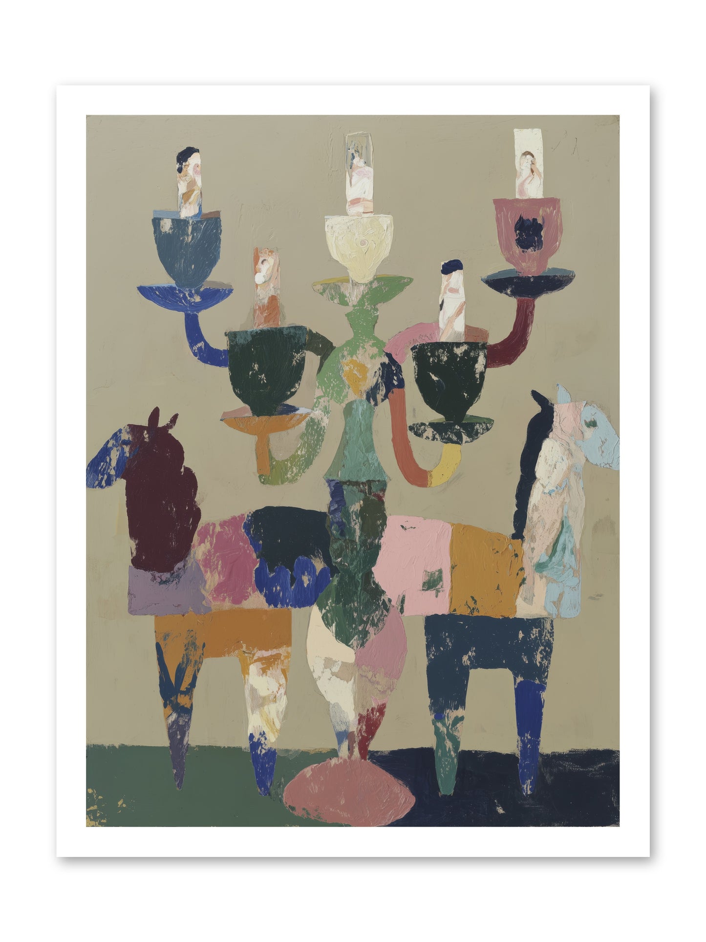 Quiet Carnival -- Paper Print 18x24