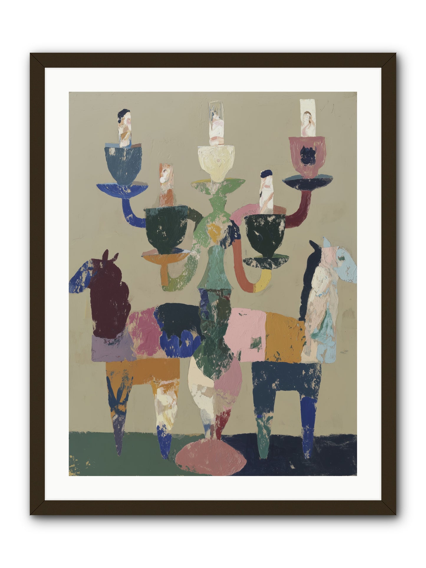 Quiet Carnival -- Framed Print - Black 24x32