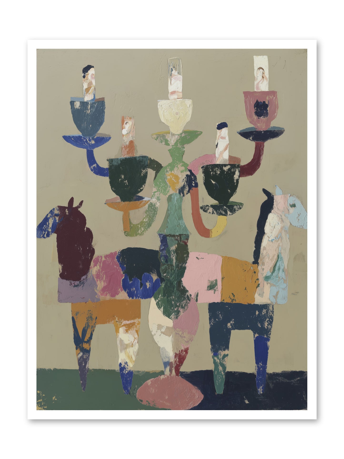 Quiet Carnival -- Paper Print 30x40