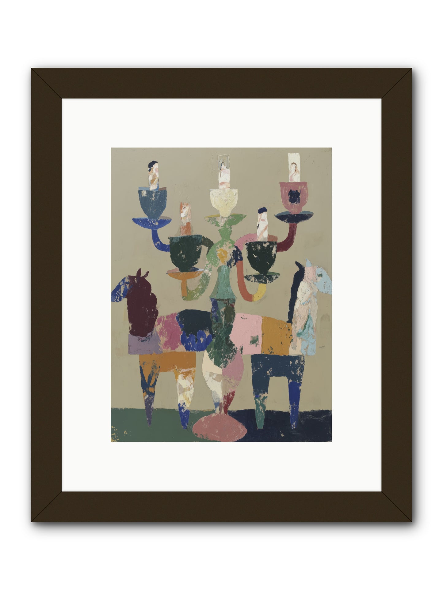 Quiet Carnival -- Framed Print - Black 9x12