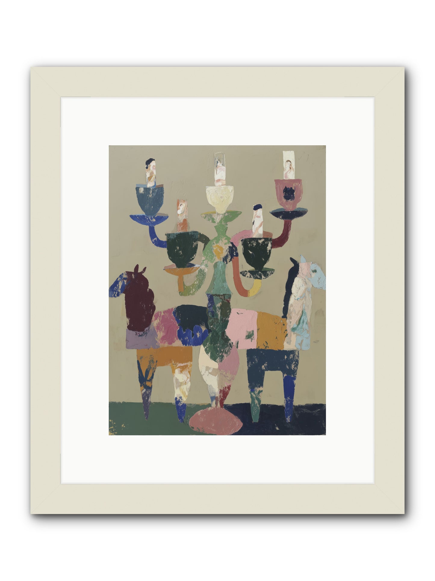 Quiet Carnival -- Framed Print - White 9x12