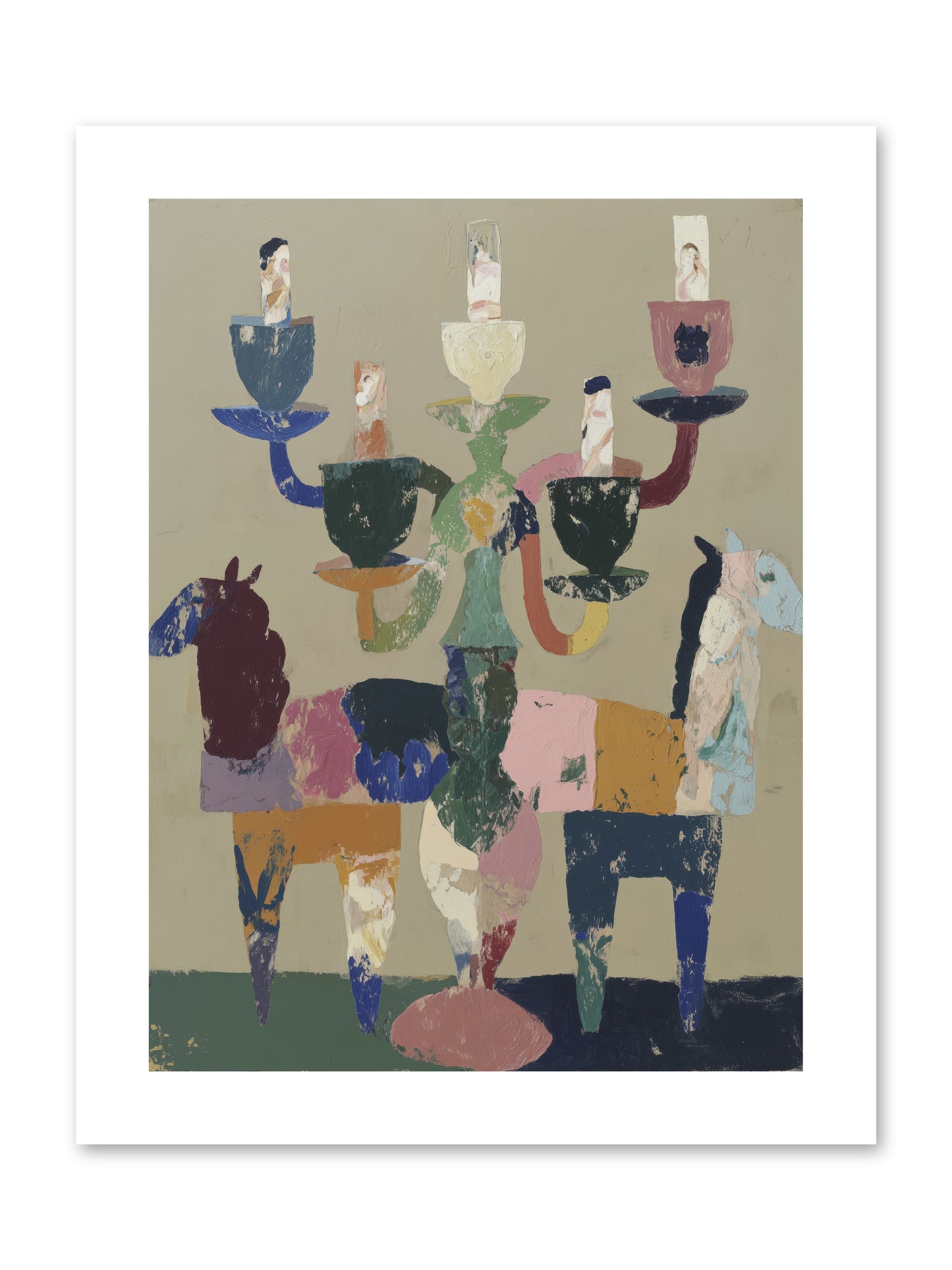 Quiet Carnival -- Paper Print 9x12