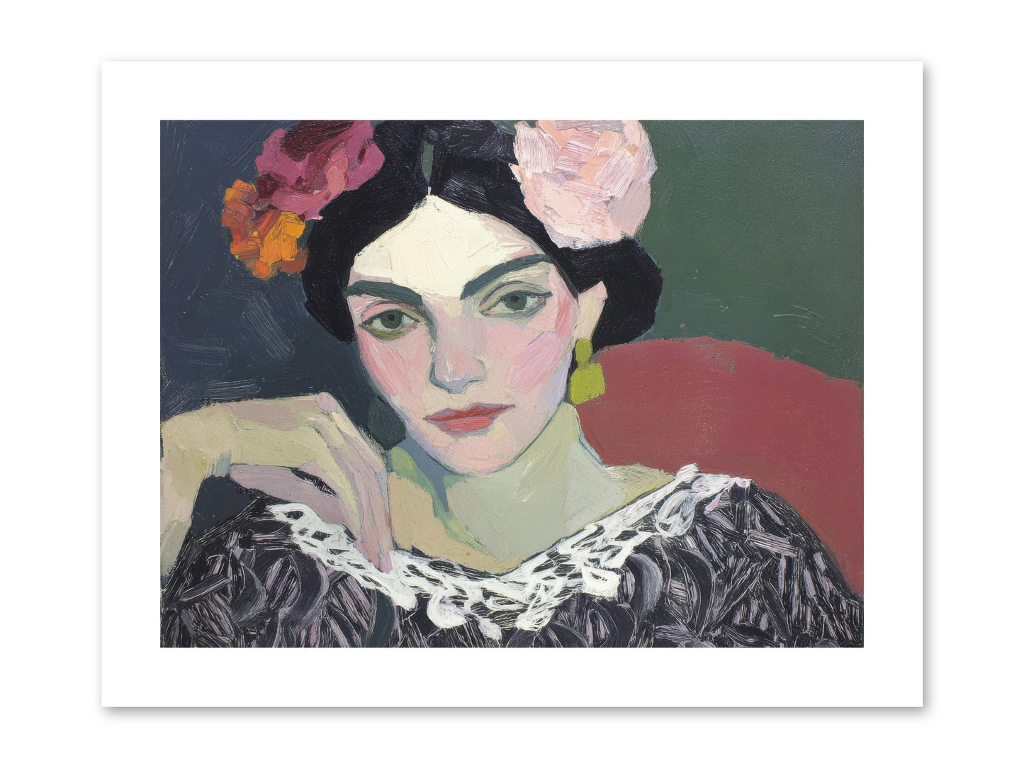 Quiet Confidence -- Loose Canvas Print 12x9