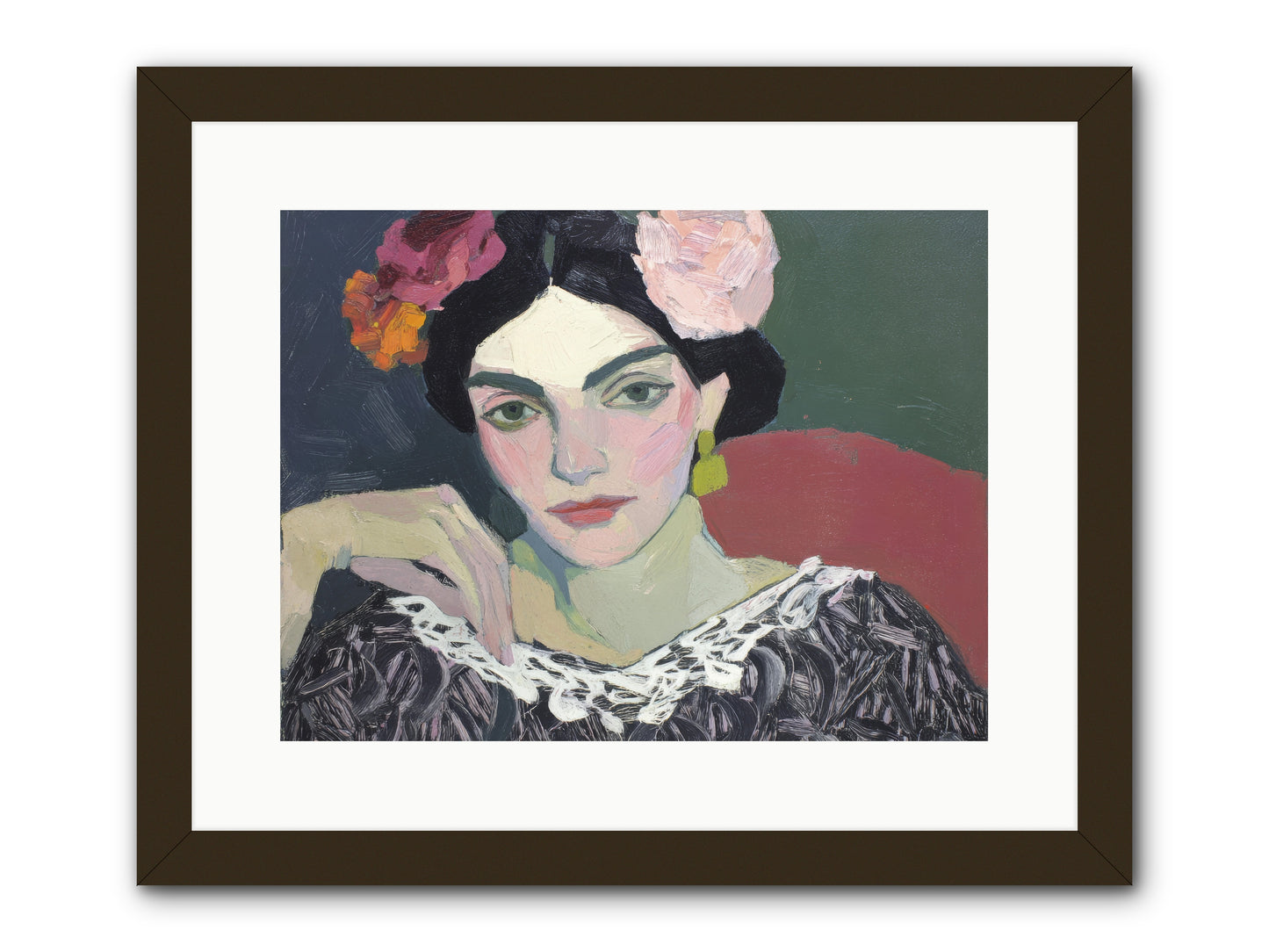 Quiet Confidence -- Framed Print - Black 16x12