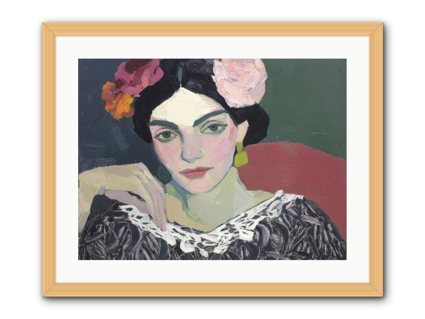 Quiet Confidence -- Framed Print - Natural 24x18