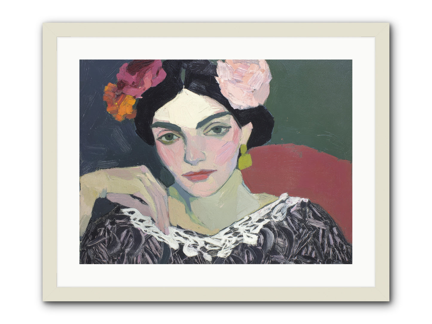 Quiet Confidence -- Framed Print - White 24x18