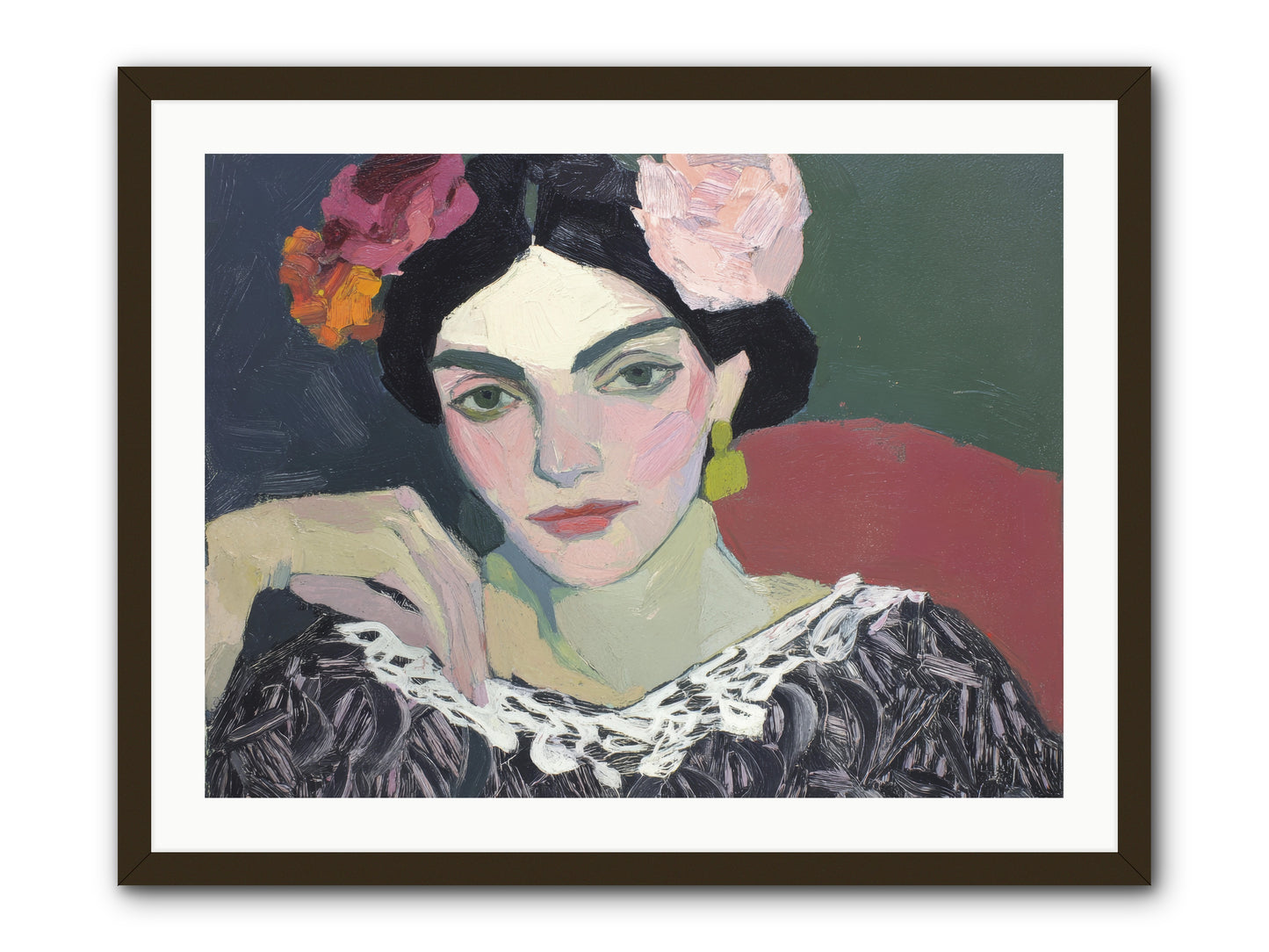 Quiet Confidence -- Framed Print - Black 32x24