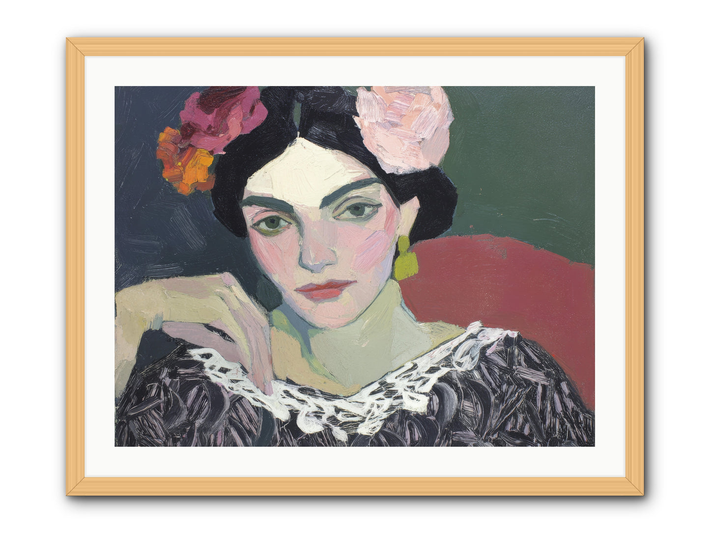 Quiet Confidence -- Framed Print - Natural 32x24