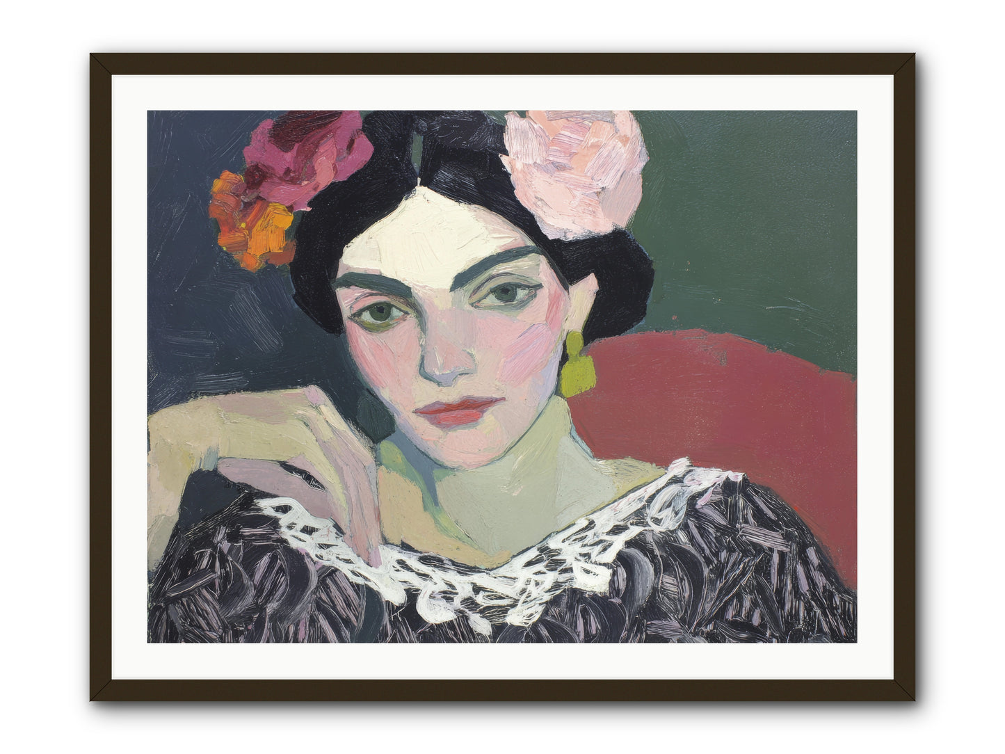Quiet Confidence -- Framed Print - Black 40x30